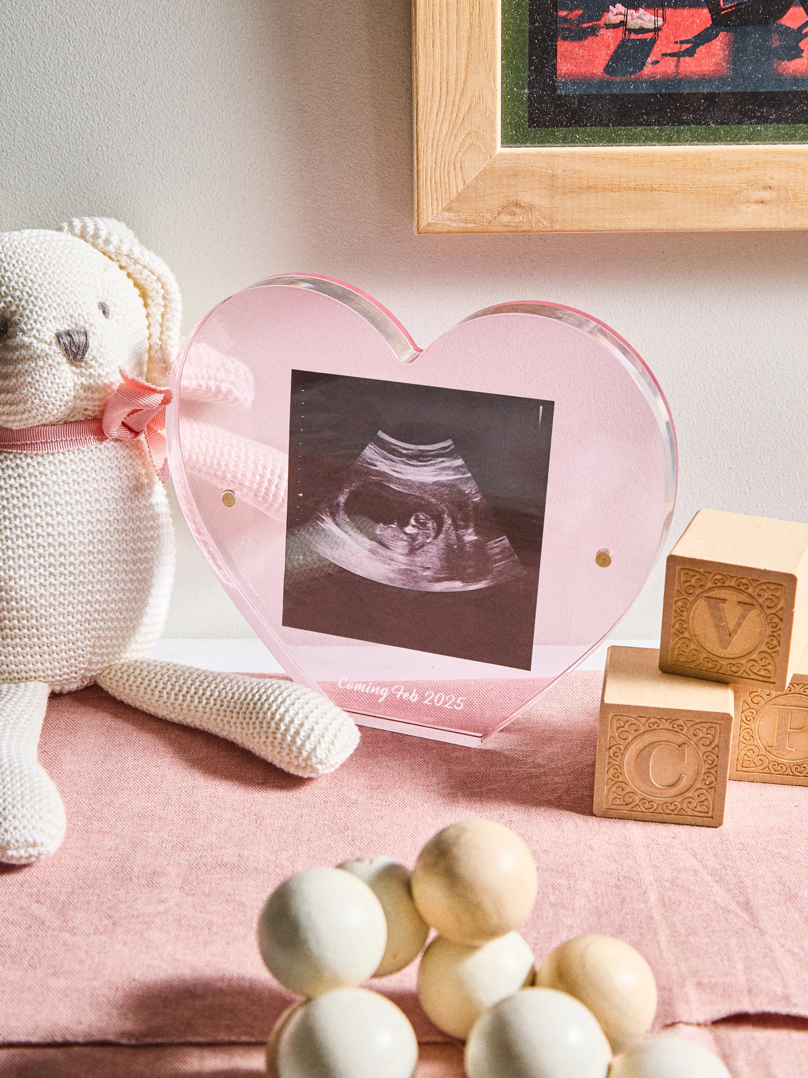 Picture Perfect Acrylic Frame - Heart Shape - Image 4