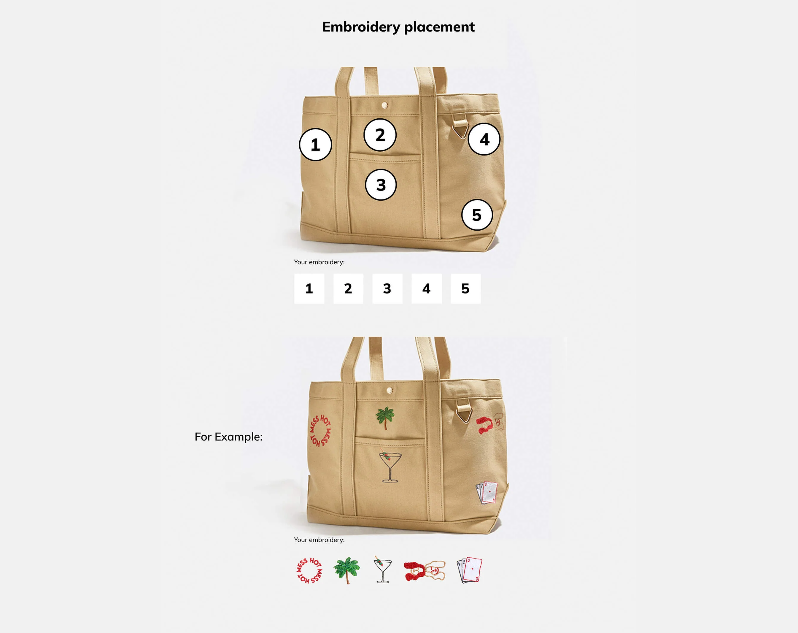 Medium Custom Icon Tote - Medium - Image 23