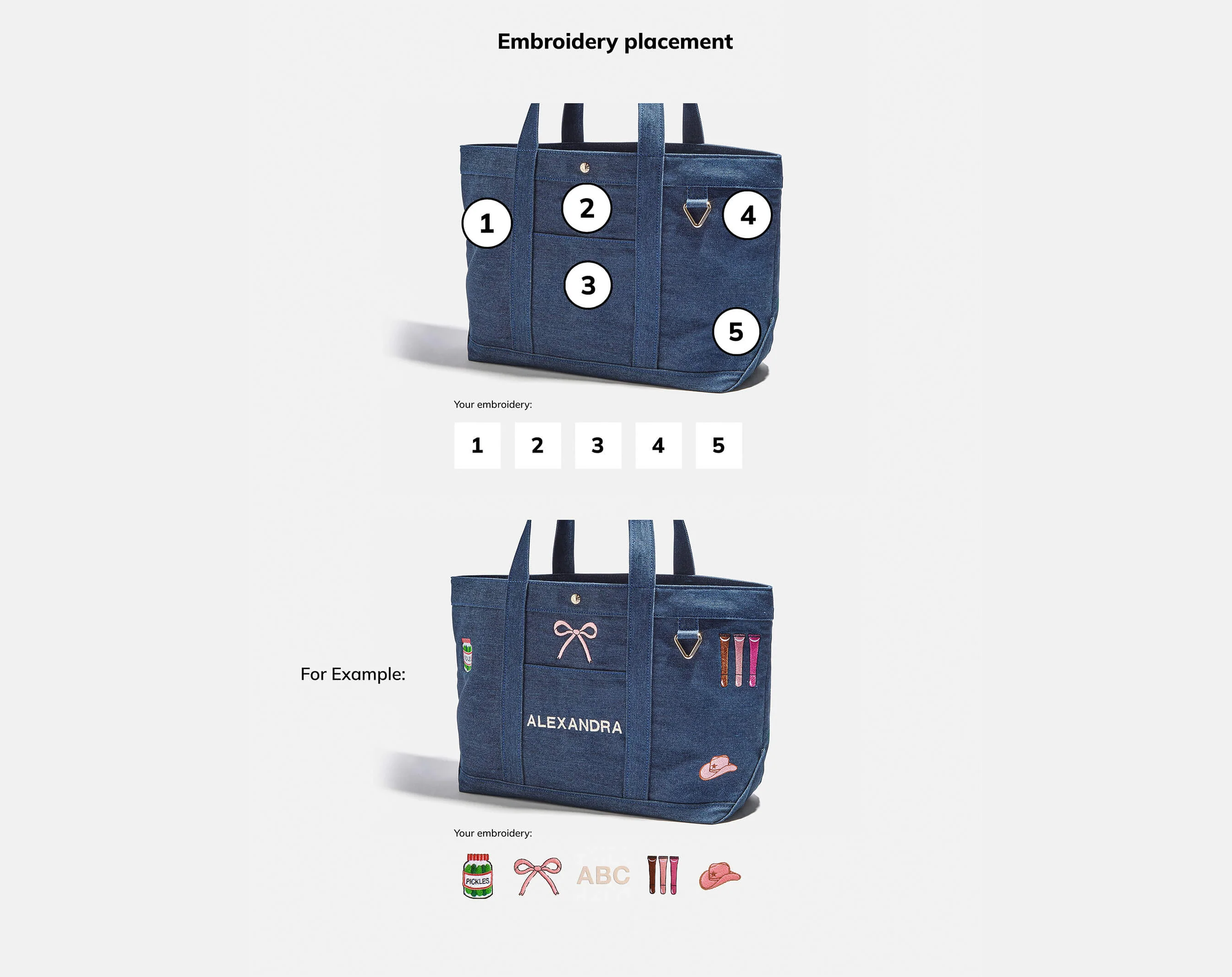Medium Custom Icon Tote - Medium - Image 77