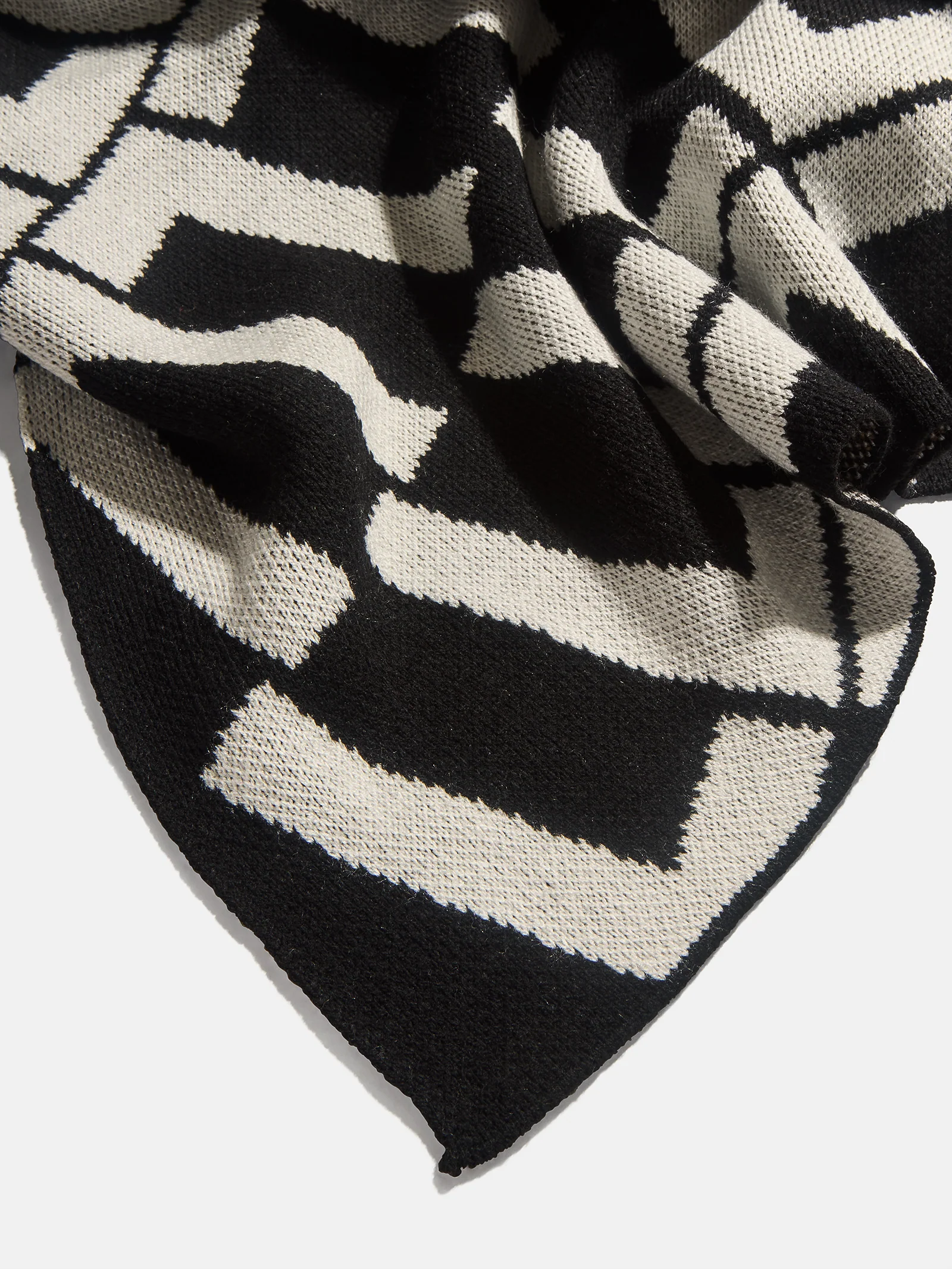 On A Loop Custom Blanket - Black/White - Image 4