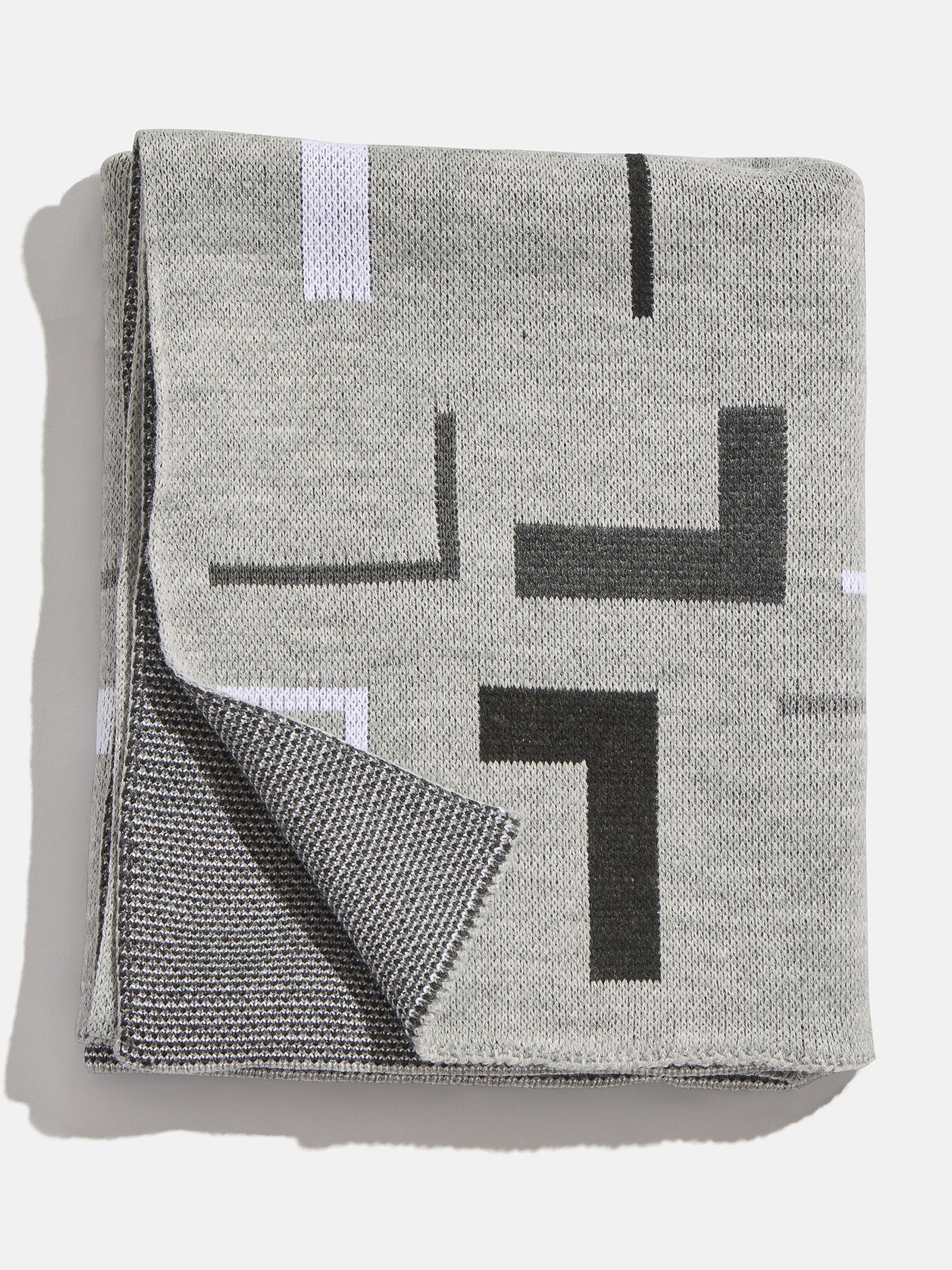 Upside Down & All Around Custom Blanket - Gray/Light Gray - Image 3