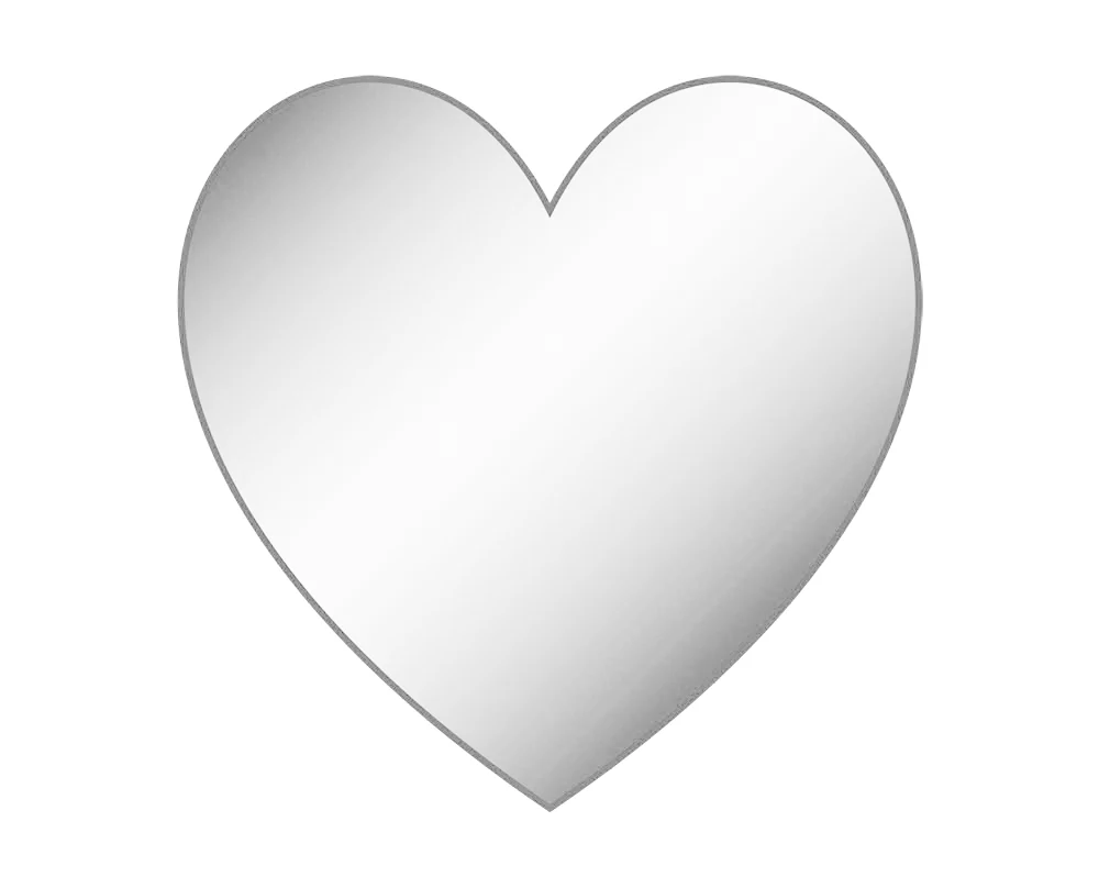 Mini Heart Icon - Silver