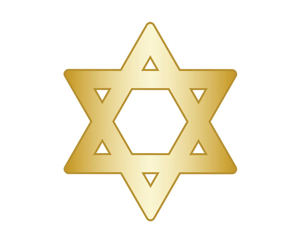 Star of David Icon - Gold