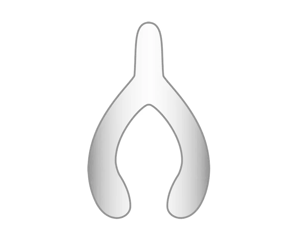 Wishbone Icon - Silver