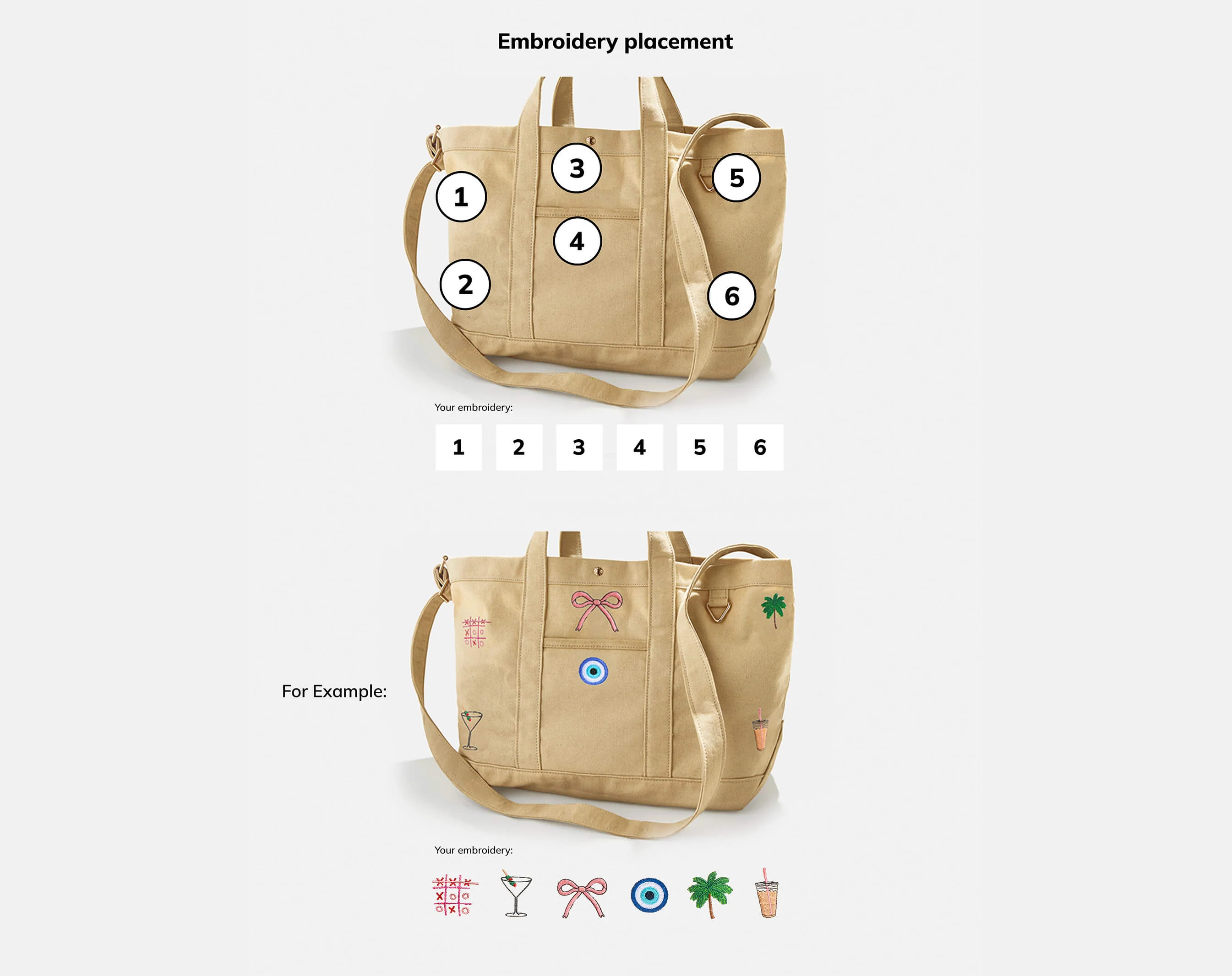 Large Custom Icon Tote - Large - Image 24