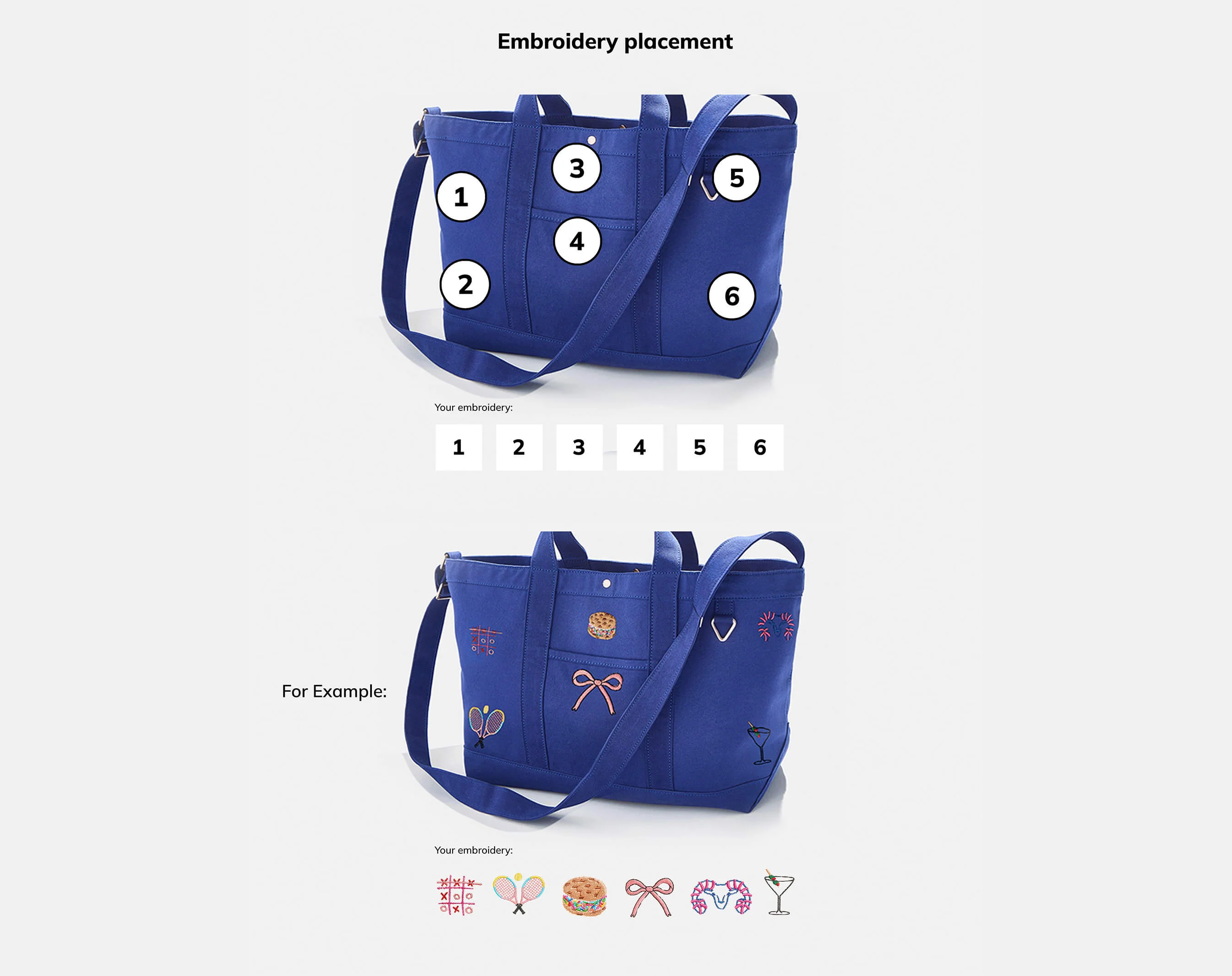 Large Custom Icon Tote - Large - Image 44