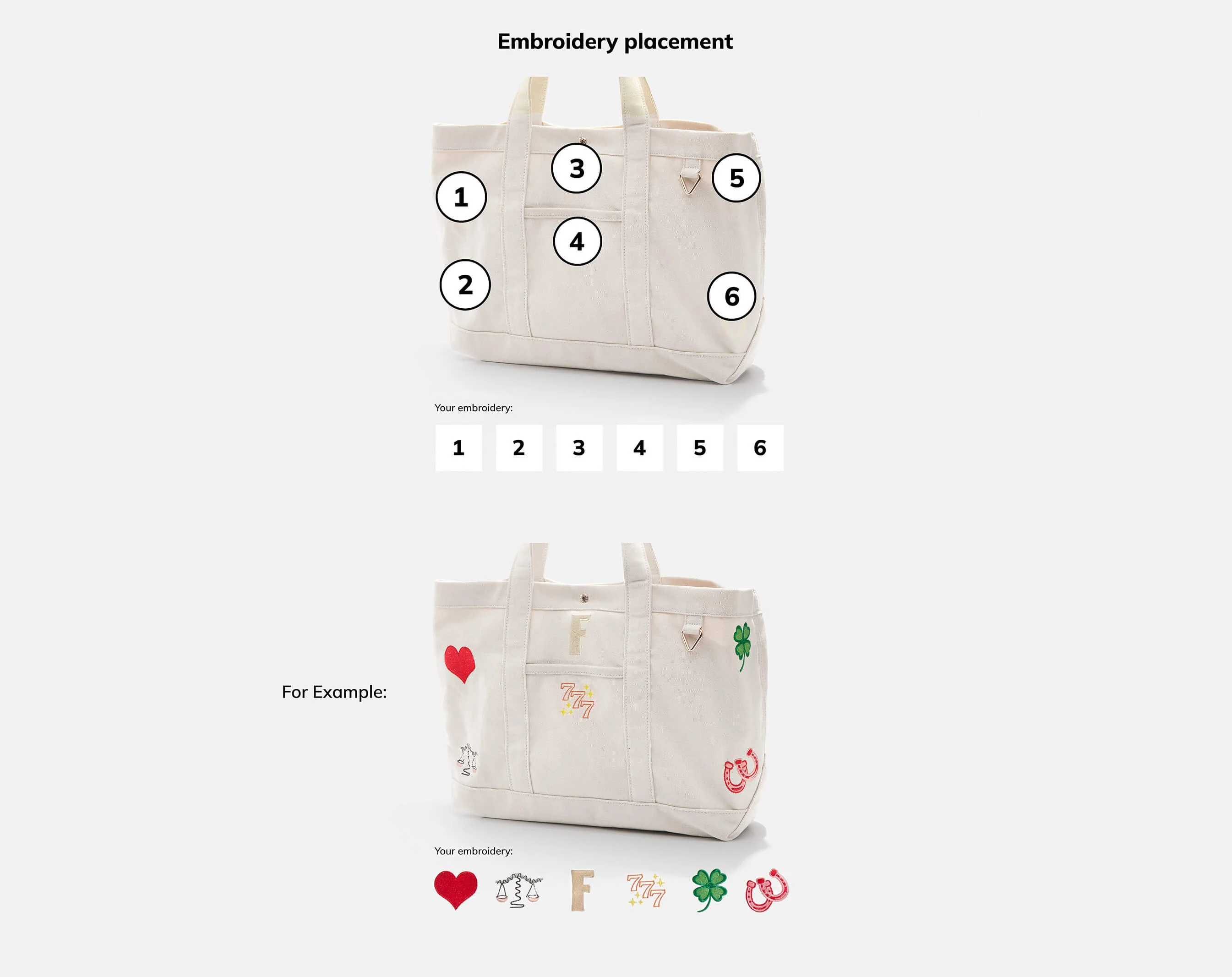 Large Custom Icon Tote - Large - Image 5
