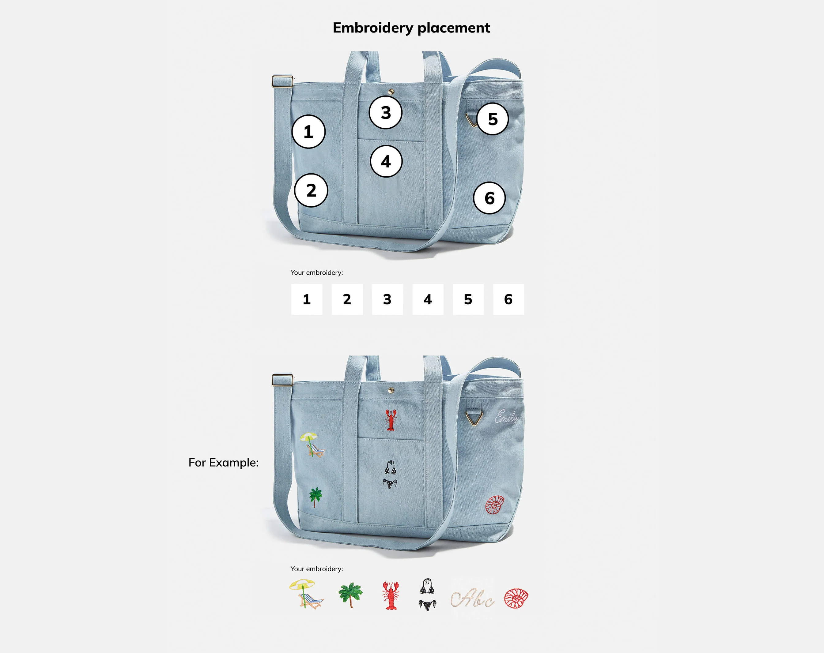 Large Custom Icon Tote - Large - Image 62