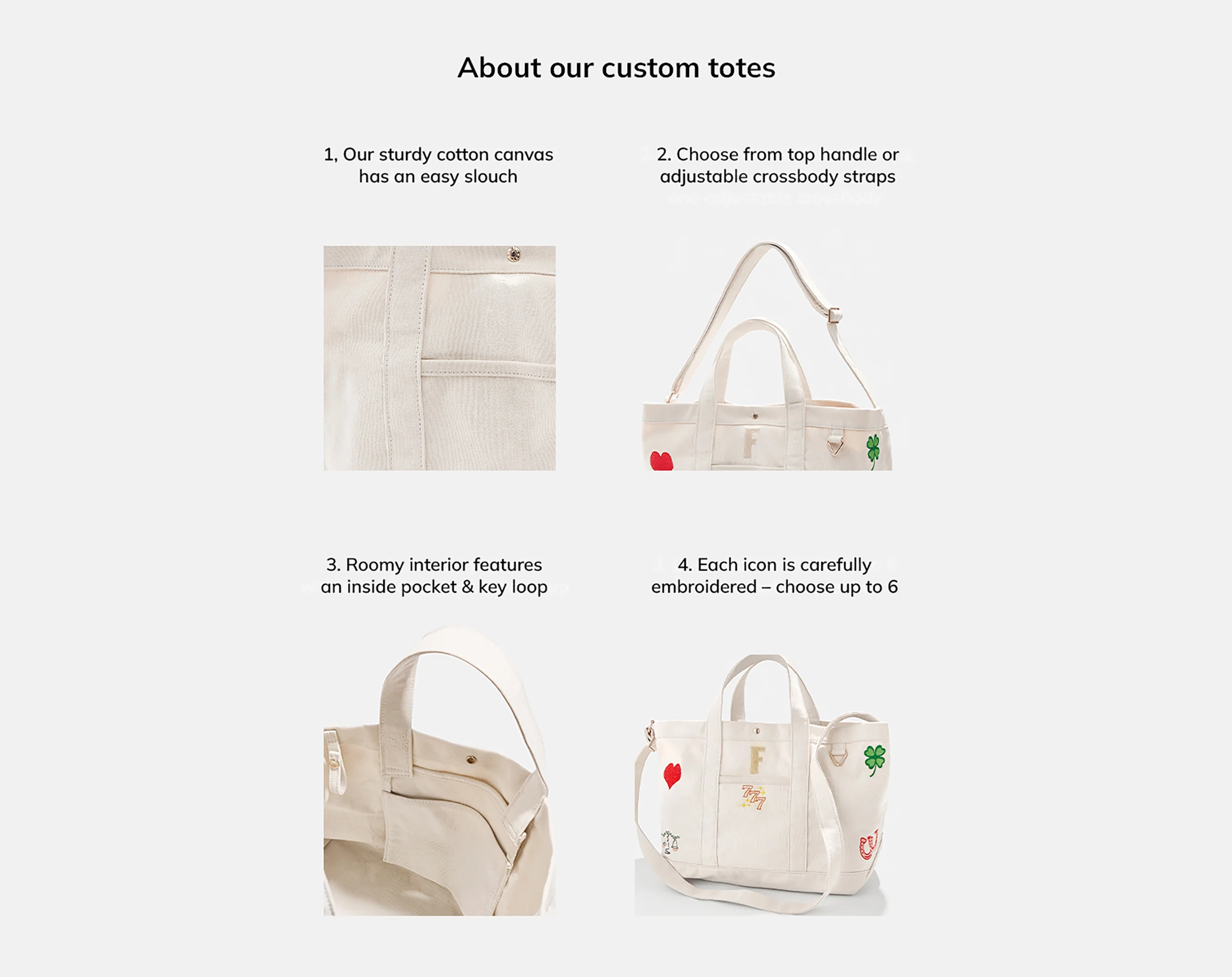 Large Custom Icon Tote - Large - Image 65