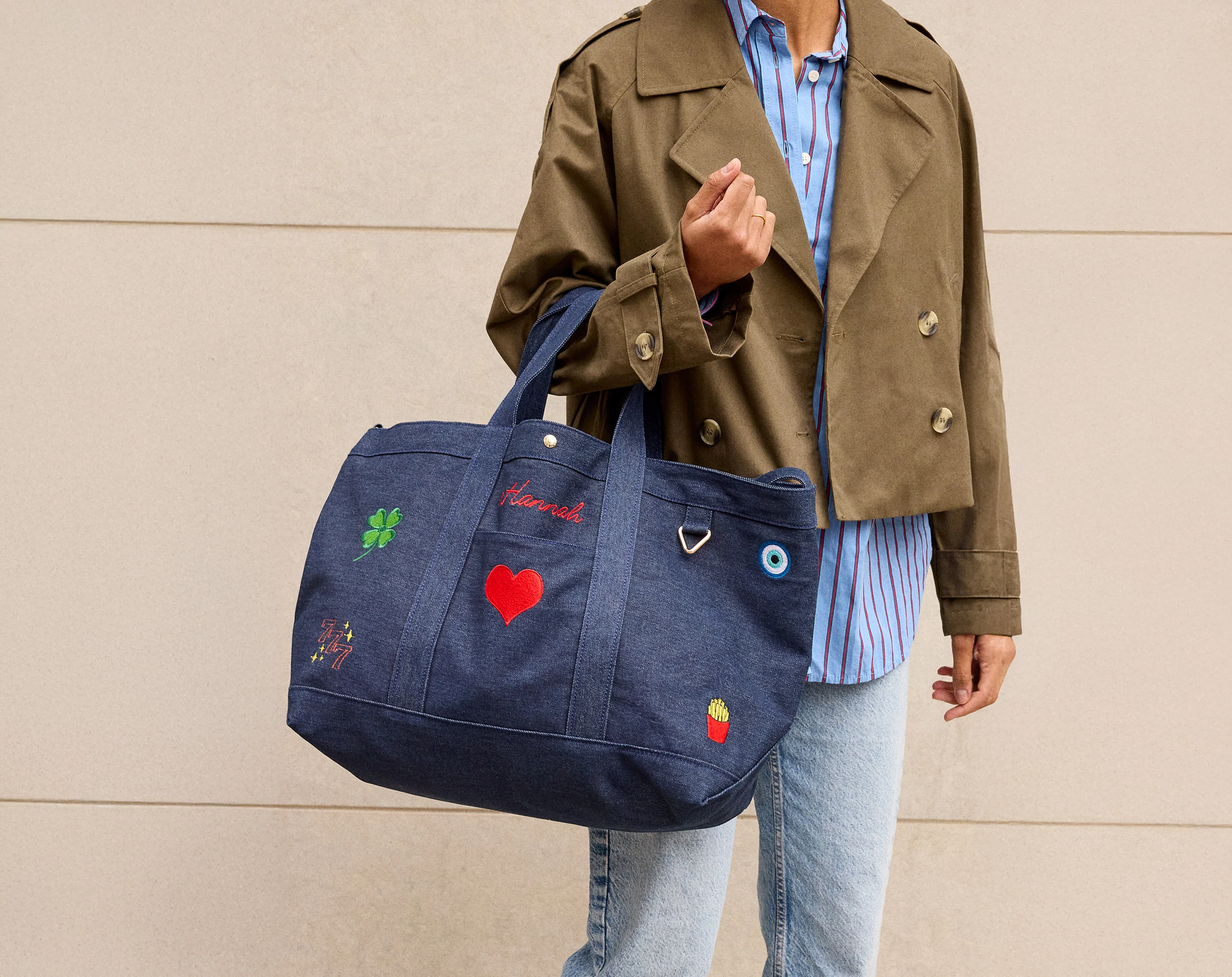 Large Custom Icon Tote - Large - Image 80