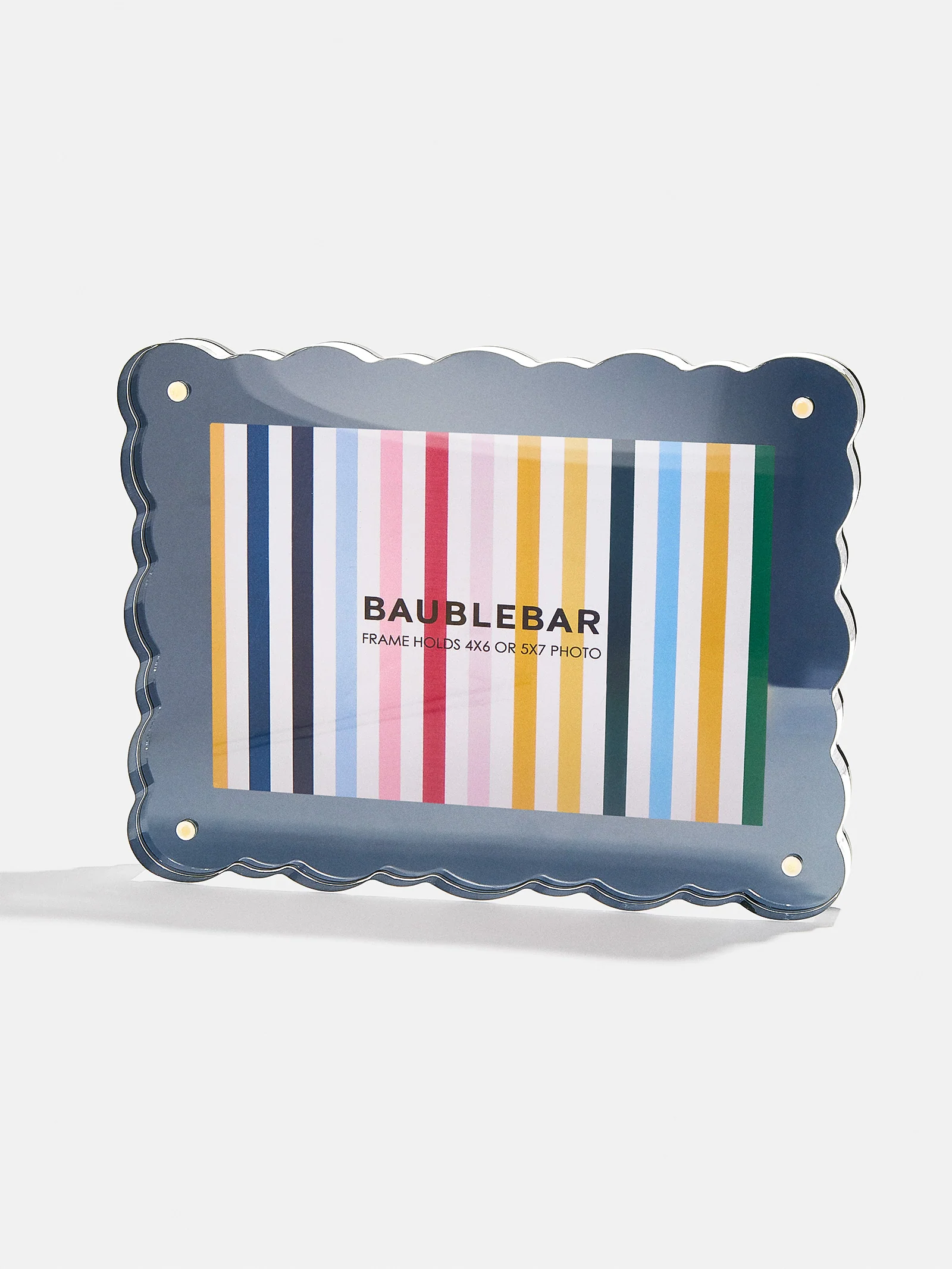 Picture Perfect Horizontal Acrylic Frame  - Scalloped Shape - Image 5