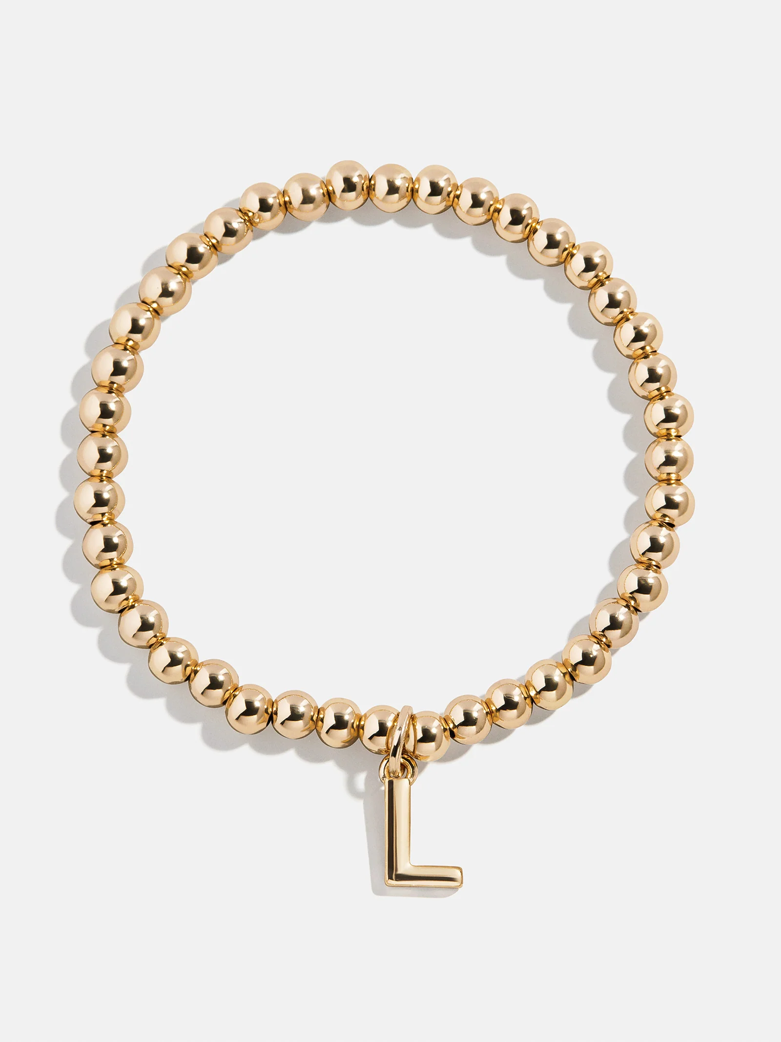 Dangle Charm Initial Pisa Bracelet - Gold - Image 14