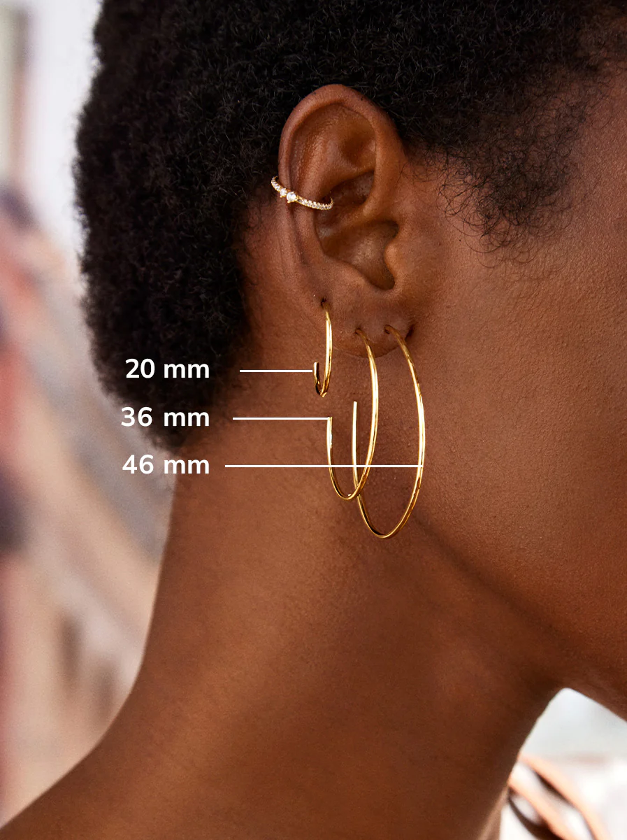 Dalilah Earrings - 36MM - Image 5