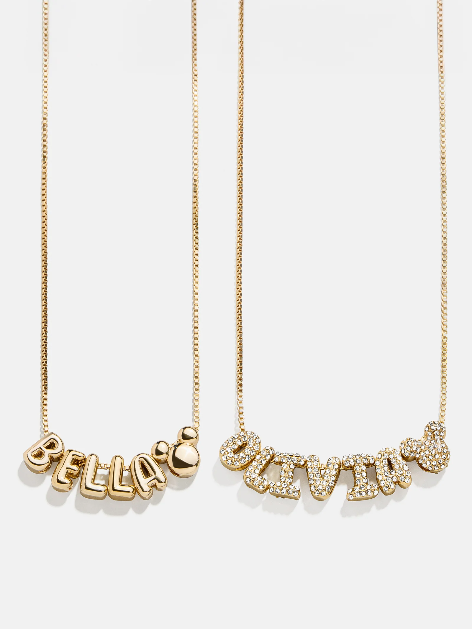 Disney Bubble Letter Custom Necklace