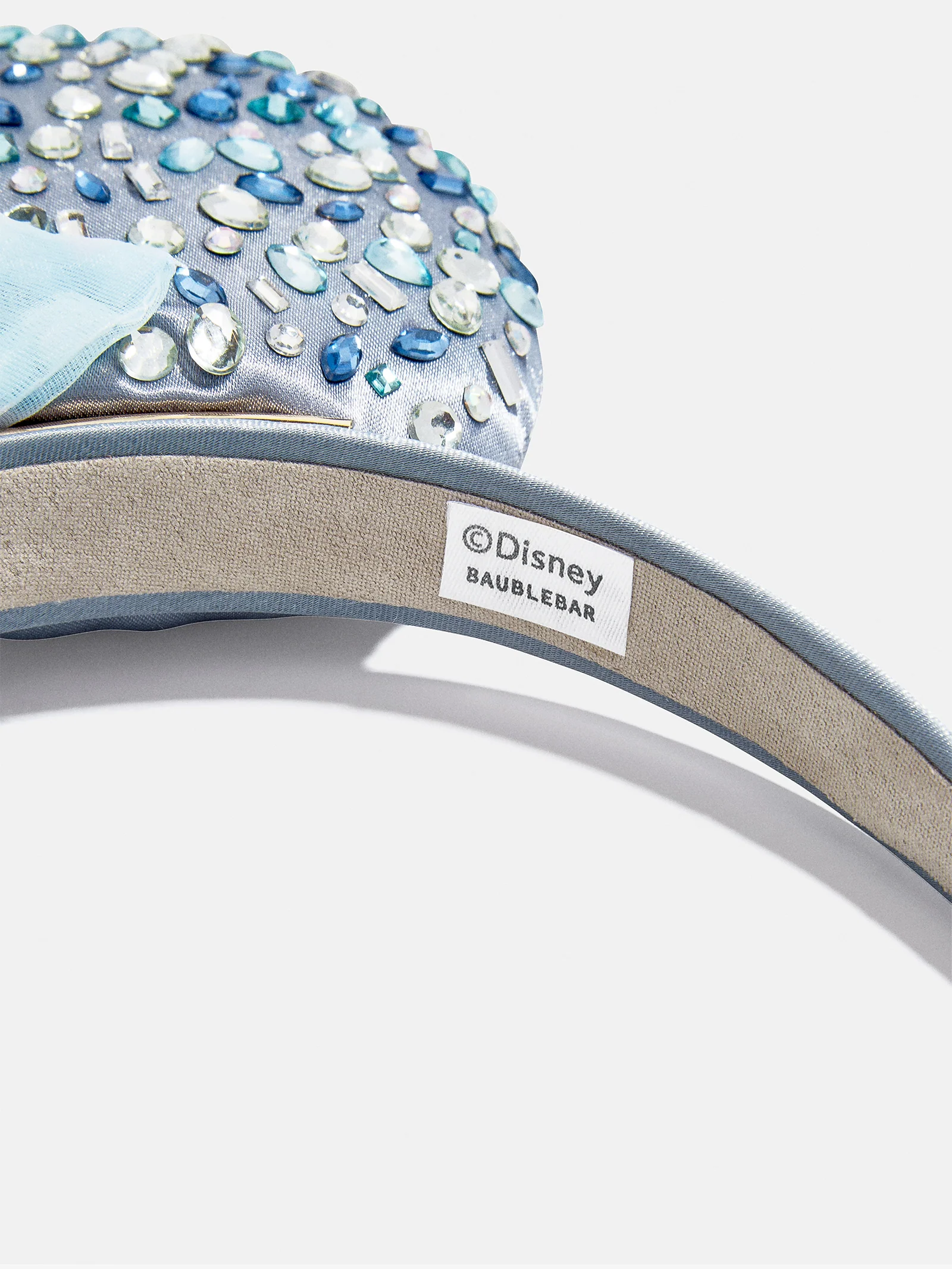 Disney Minnie Mouse Crystal Blue Custom Ears Headband - Minnie Mouse Crystal Blue Custom Ears - Image 5