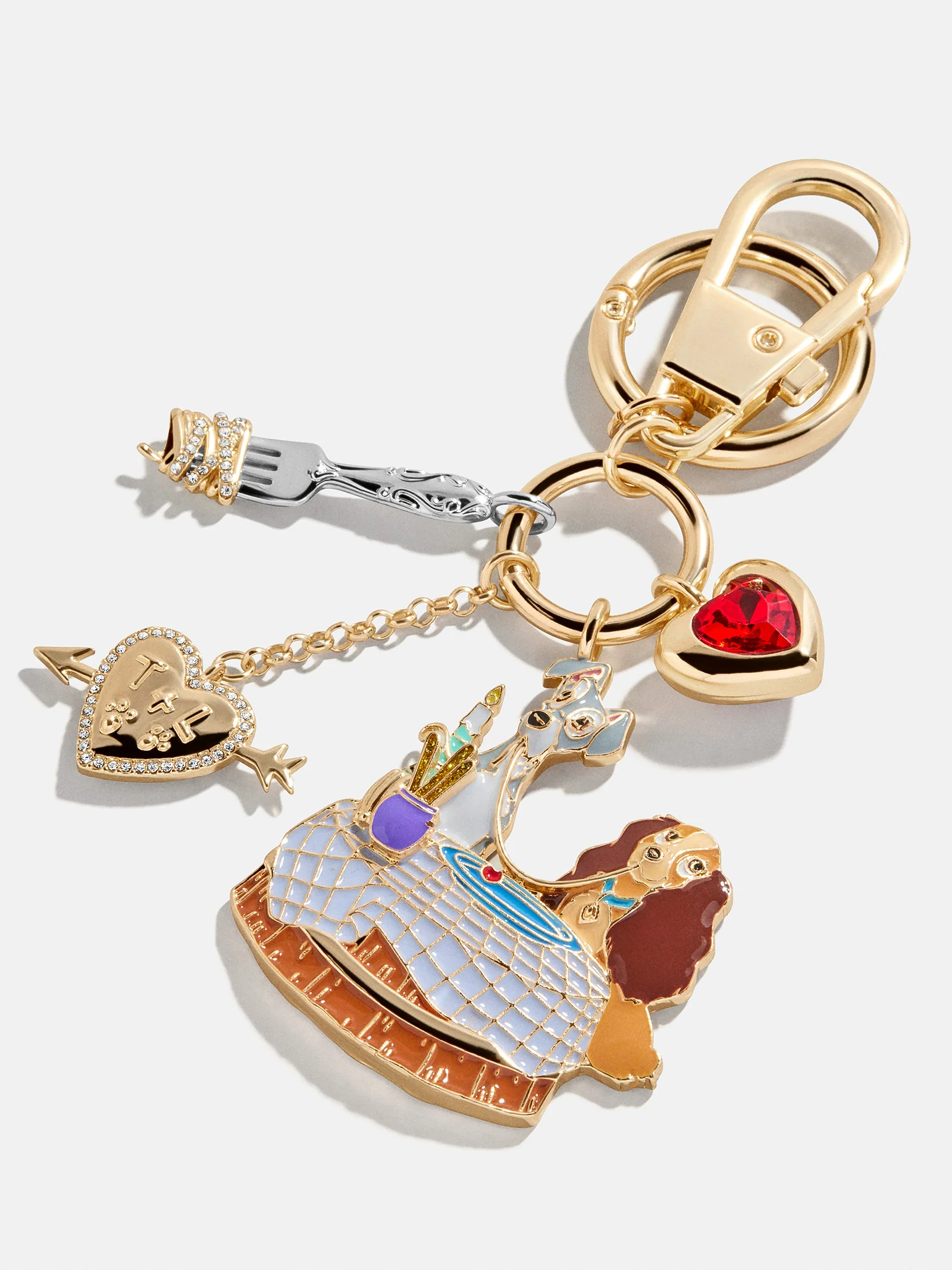 Disney Lady and the Tramp Dynamic Duo Bag Charm - Disney Lady & the Tramp - Image 3