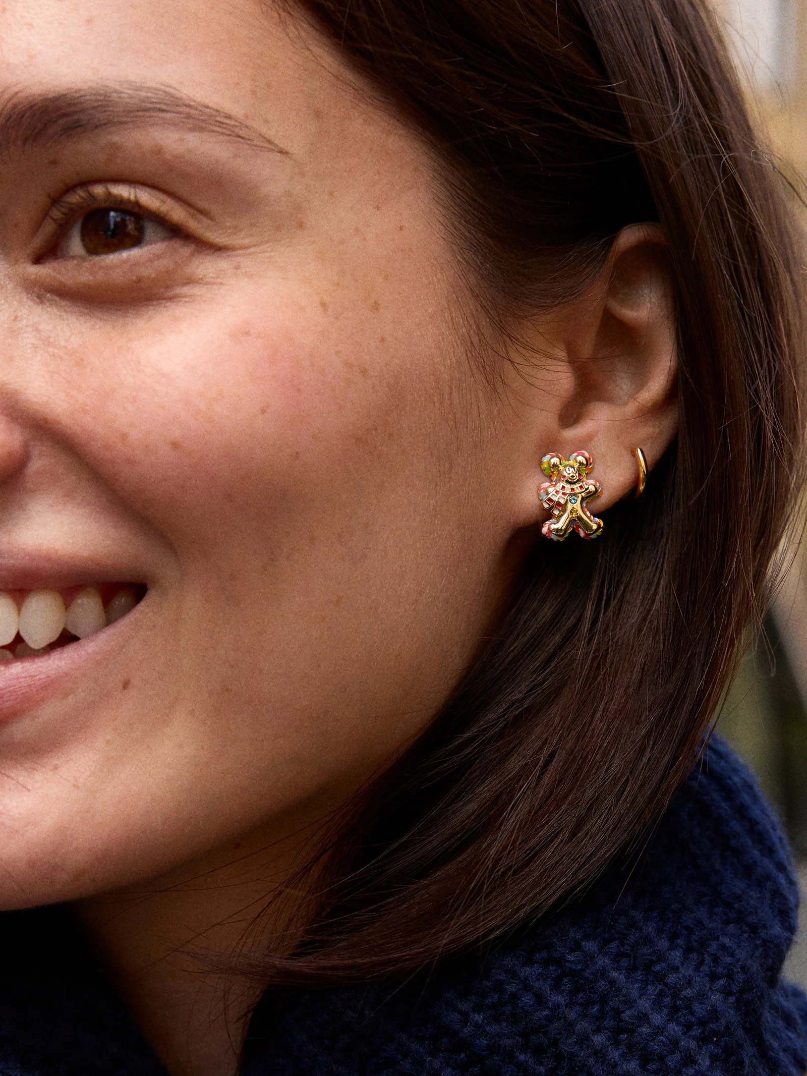 Disney Mickey Mouse Gingerbread Earrings - Gingerbread Man - Image 2