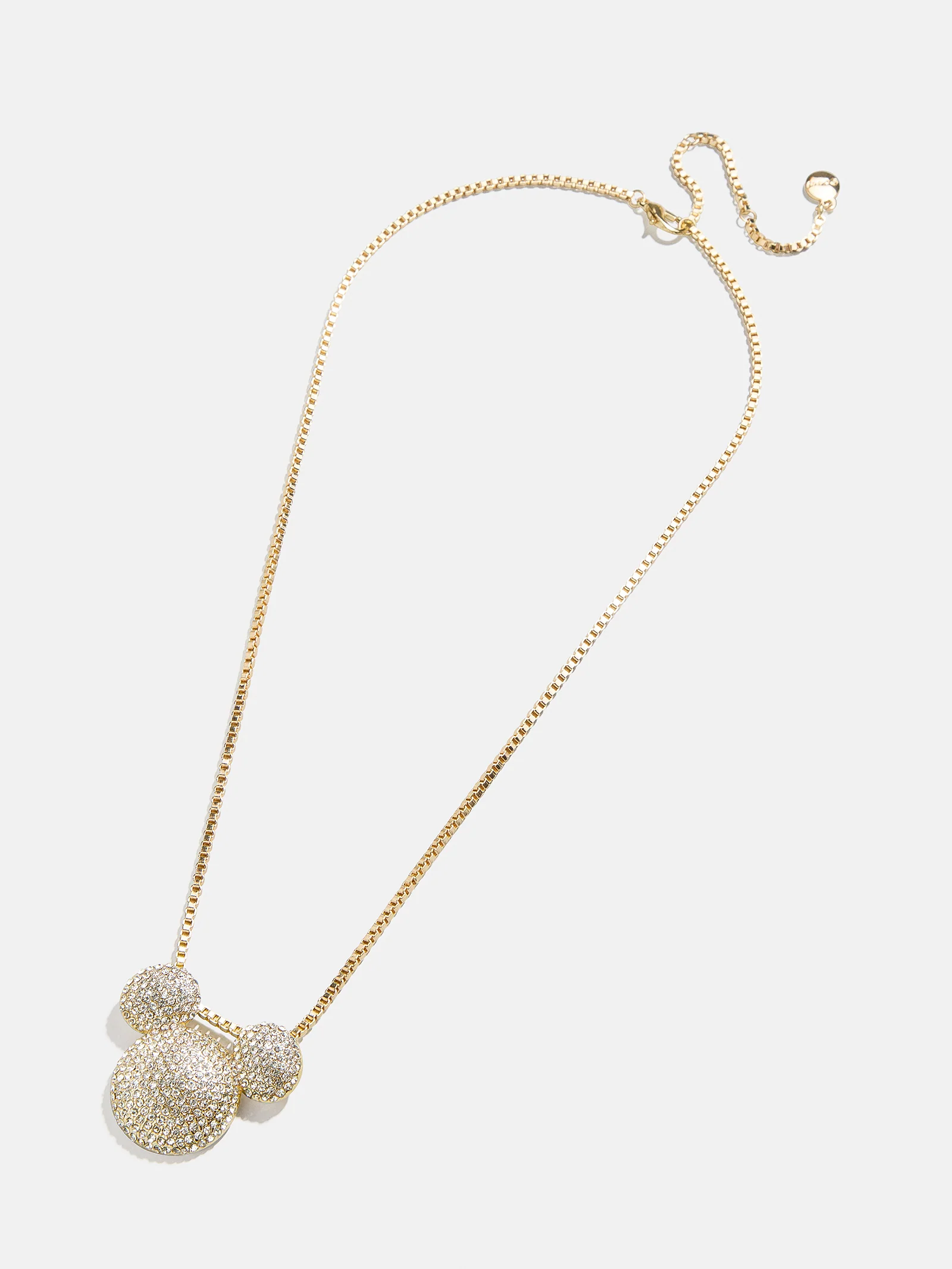 Disney Mickey Mouse Pavé Bubble Necklace - Gold/Pavé - Image 3