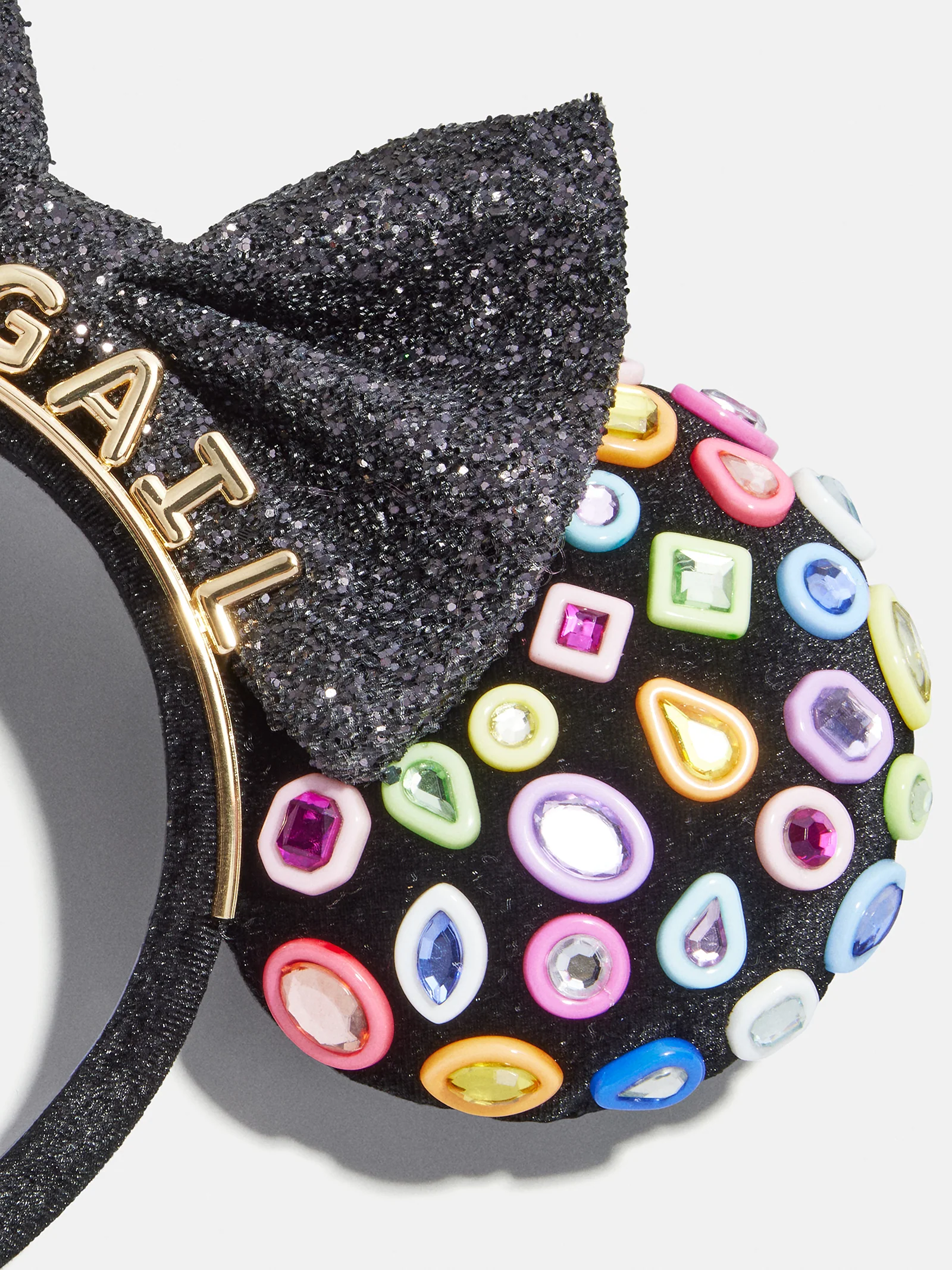 Disney Minnie Mouse Bedazzled Custom Ears Headband - Custom Bedazzled Minnie Mouse Ears - Image 3