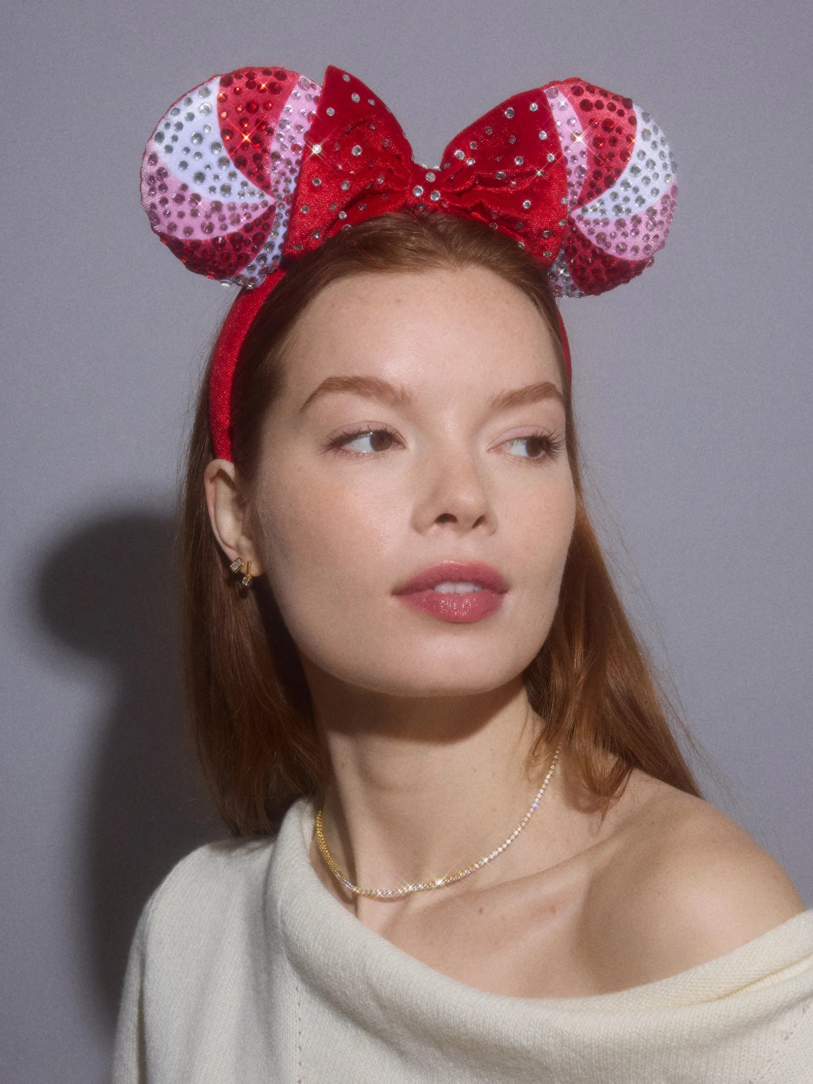 Disney Minnie Mouse Peppermint Ears Headband - Minnie Mouse Peppermint Ears - Image 2
