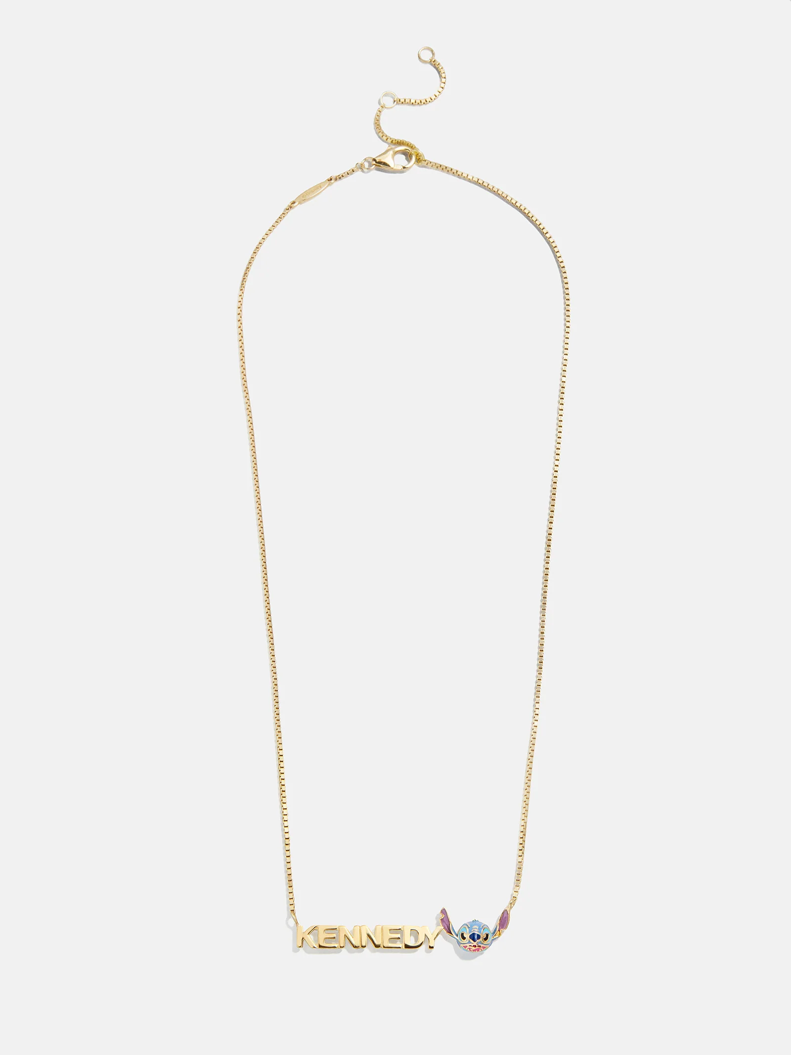 Disney Stitch Custom Nameplate Necklace - Block - Image 5
