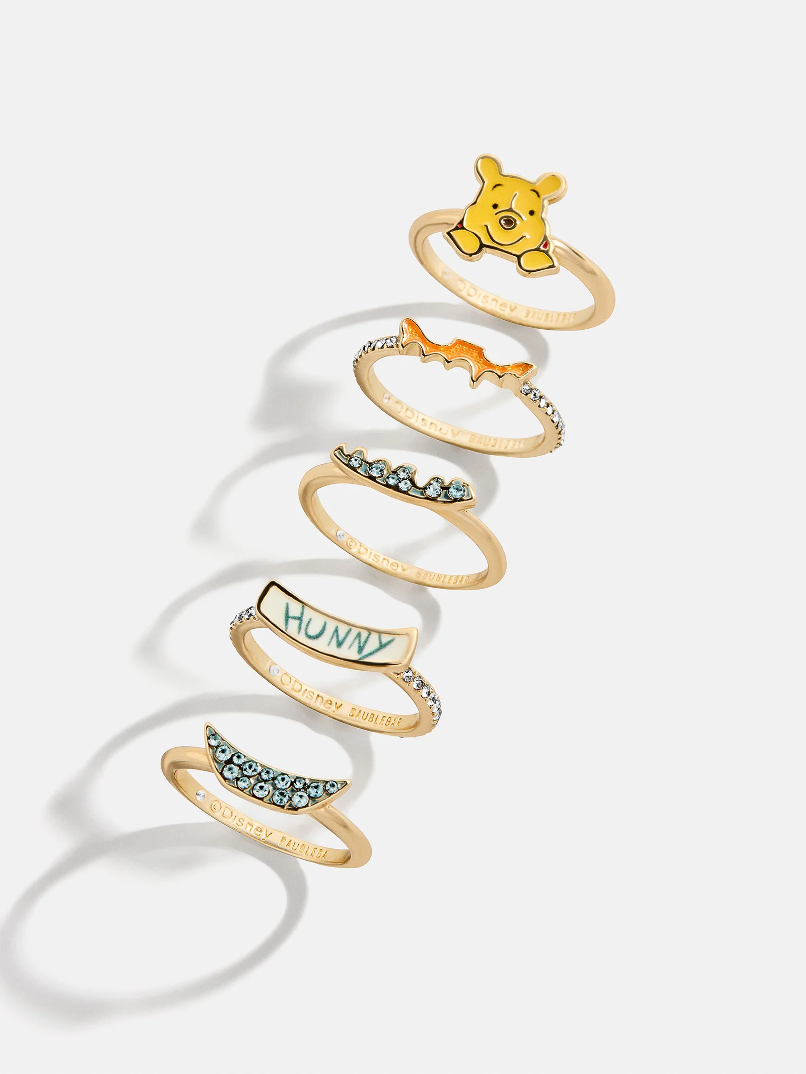Disney Winnie the Pooh Ring Set - Gold - Image 3