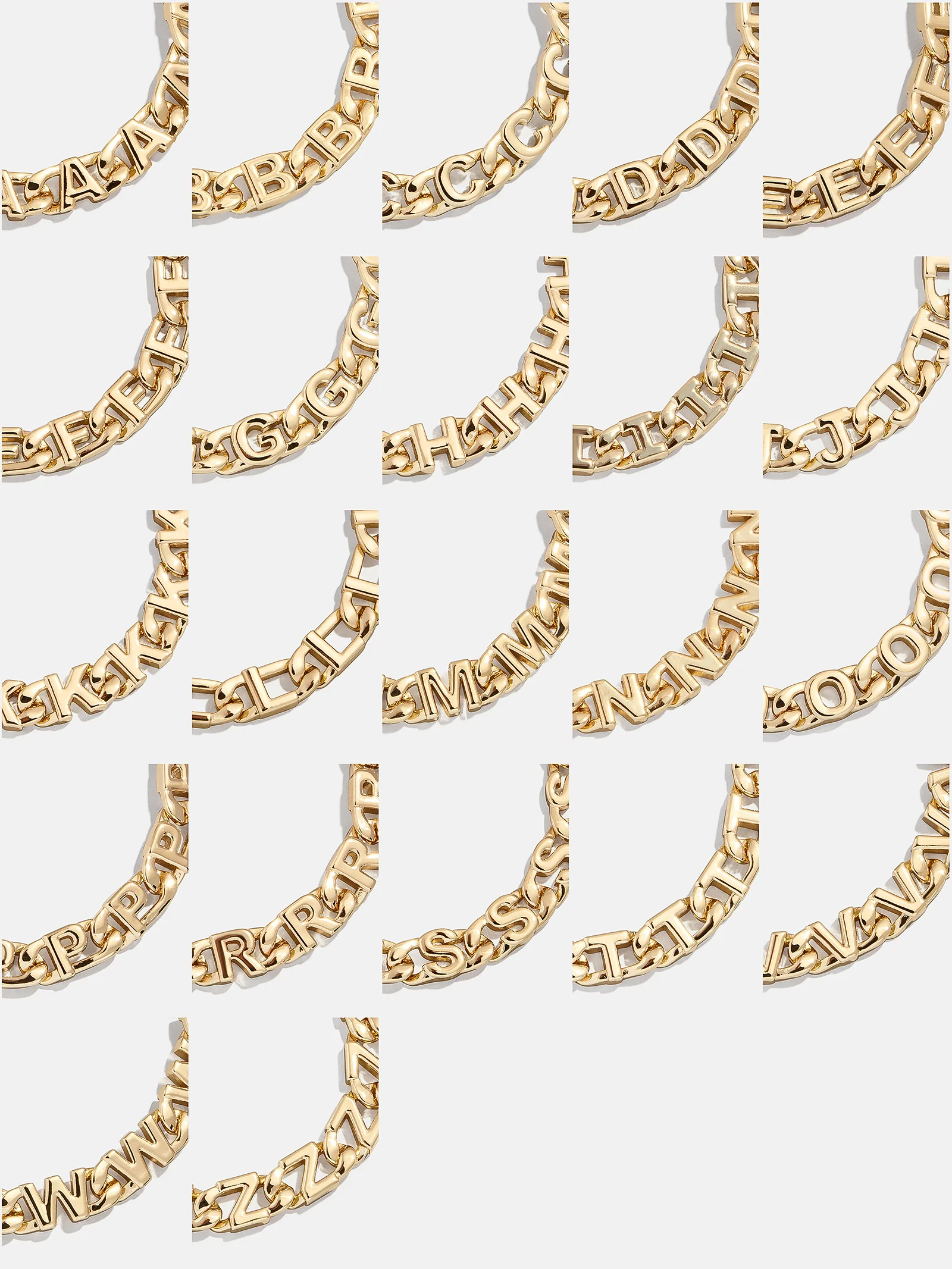Repeating Initial Bracelet - E - Image 3
