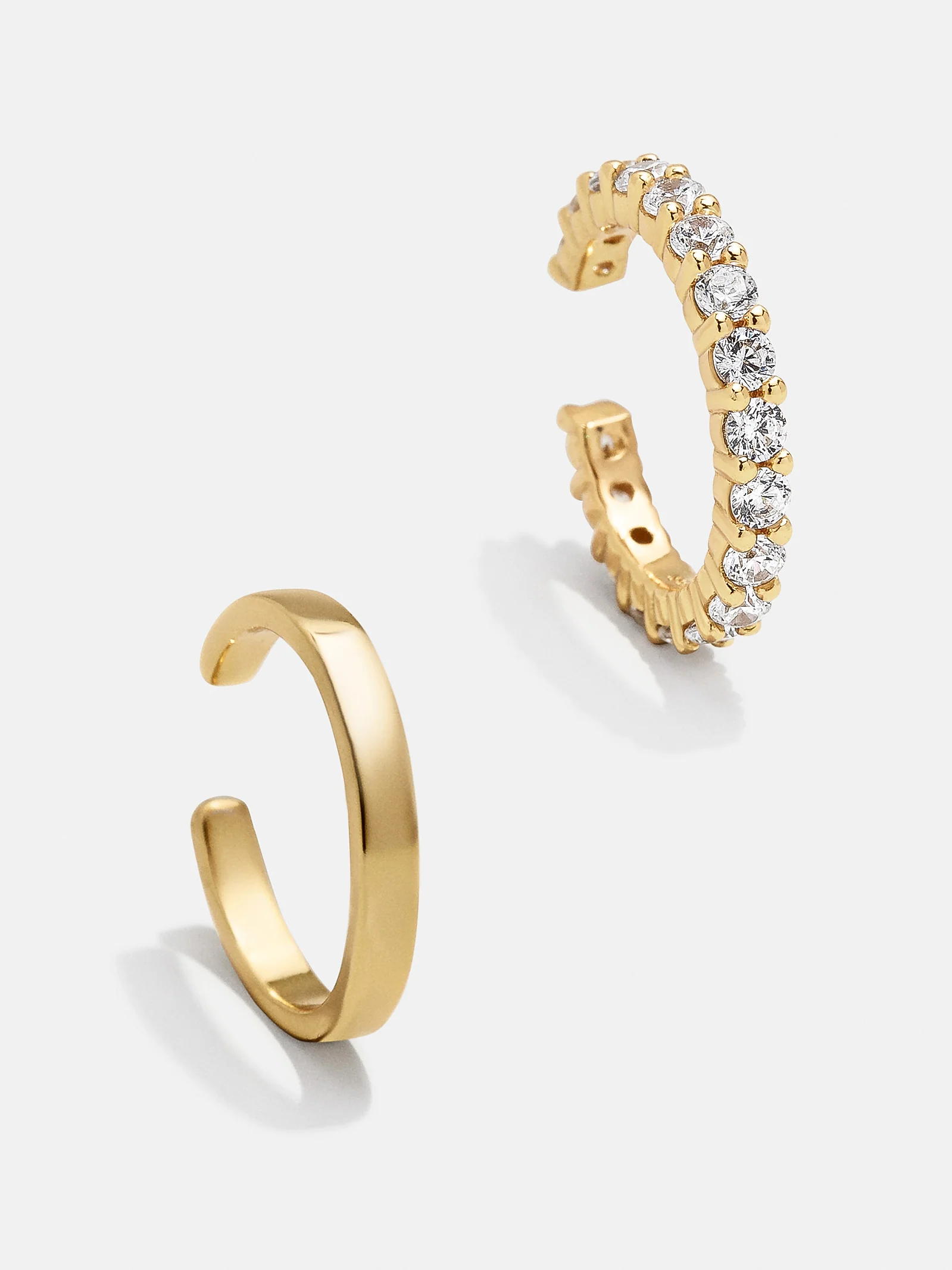 Leidy 18K Gold Ear Cuff - Gold - Image 3