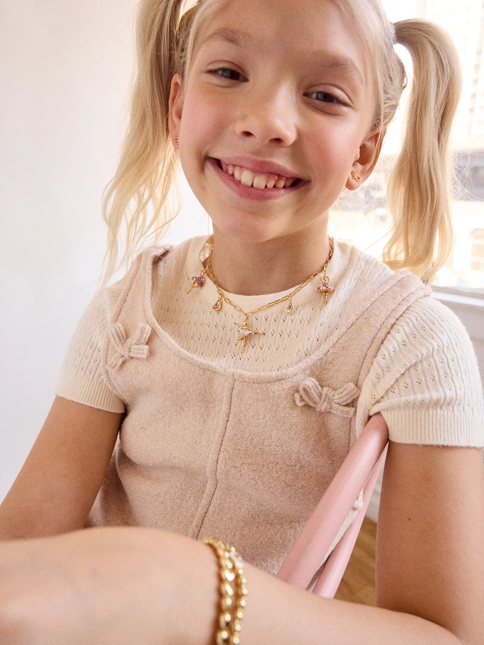 En Pointe Kids’ Charm Necklace - Ballet - Image 2