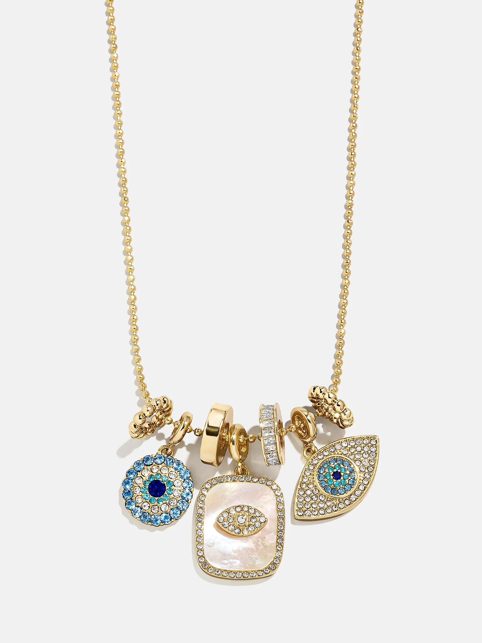 Evil Eye Charm Necklace - Turquoise Evil Eye - Image 4