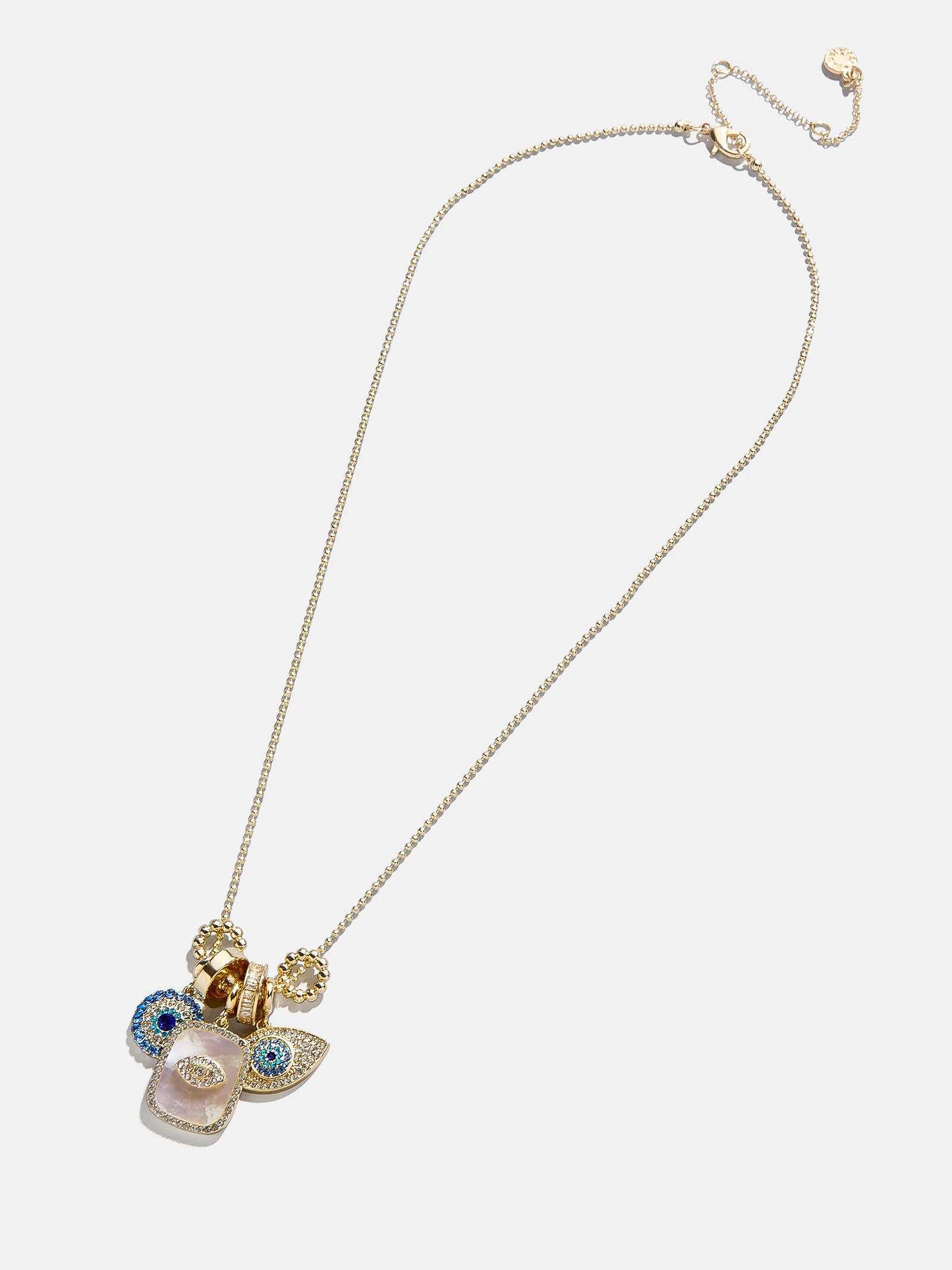 Evil Eye Charm Necklace - Turquoise Evil Eye - Image 5