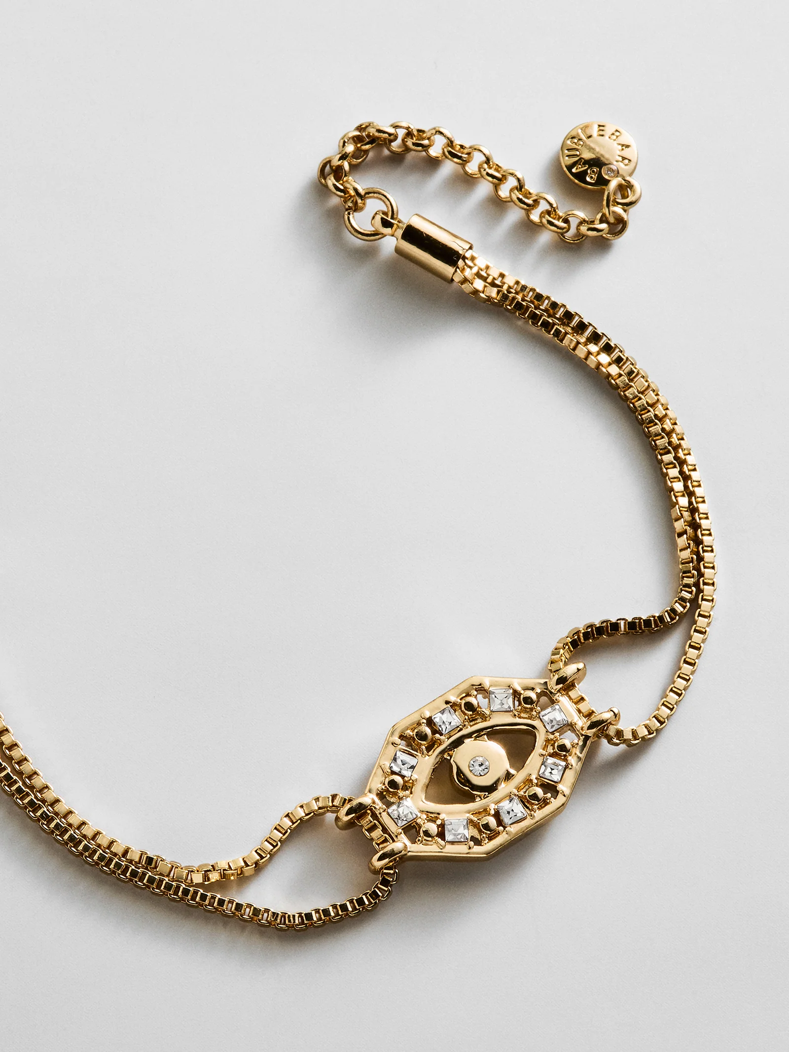 Evil Eye Reversible Bracelet - Gold/Multi - Image 4