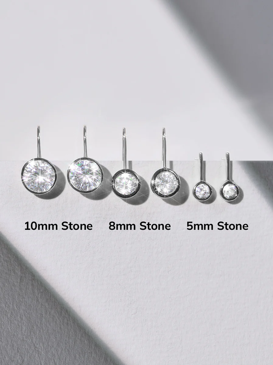 Fallon Sterling Silver Earring Set - Silver - Image 3