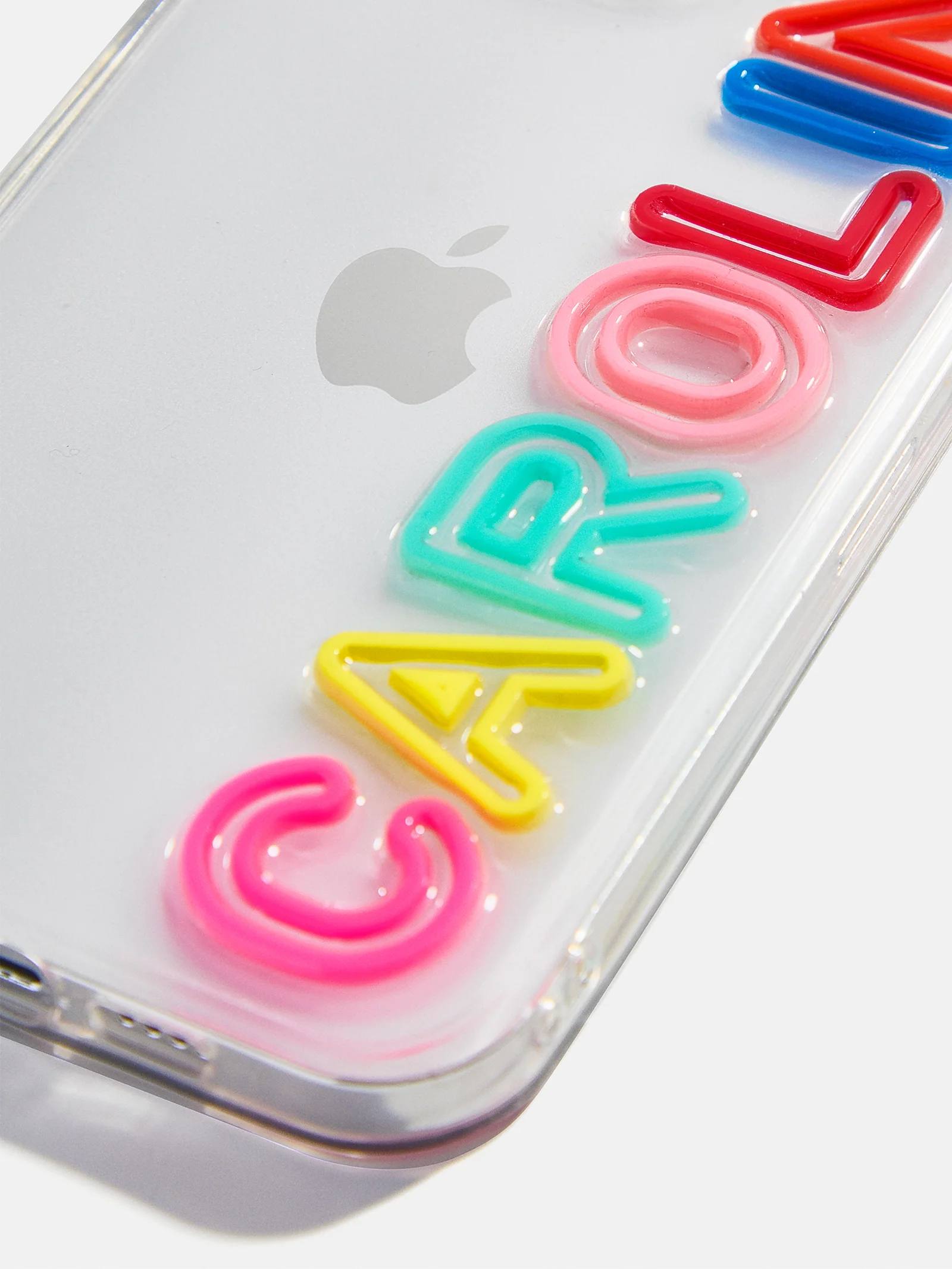 Fine Line Custom iPhone Case - Clear/Multi - Image 2