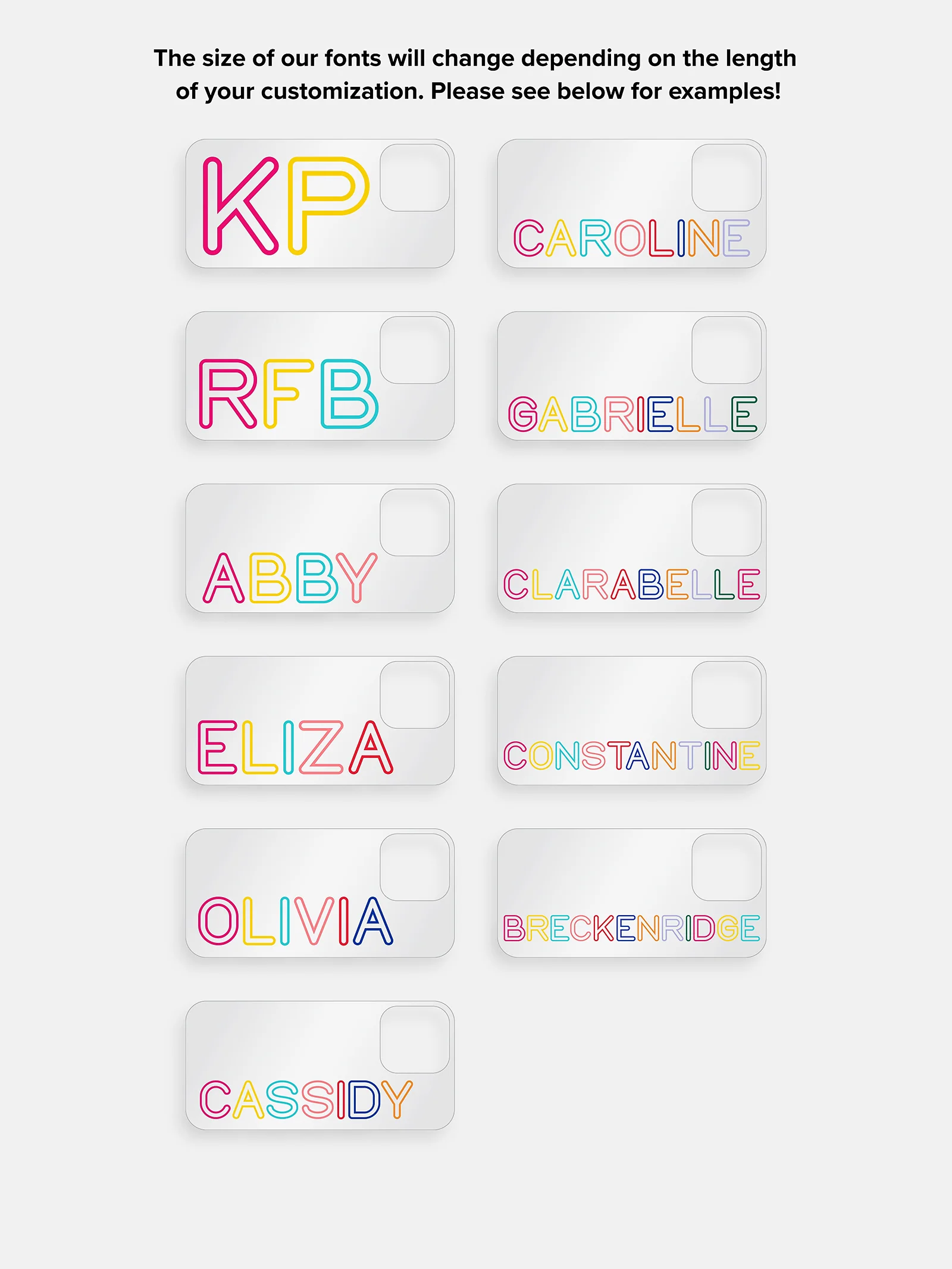 Fine Line Custom iPhone Case - Clear/Multi - Image 7