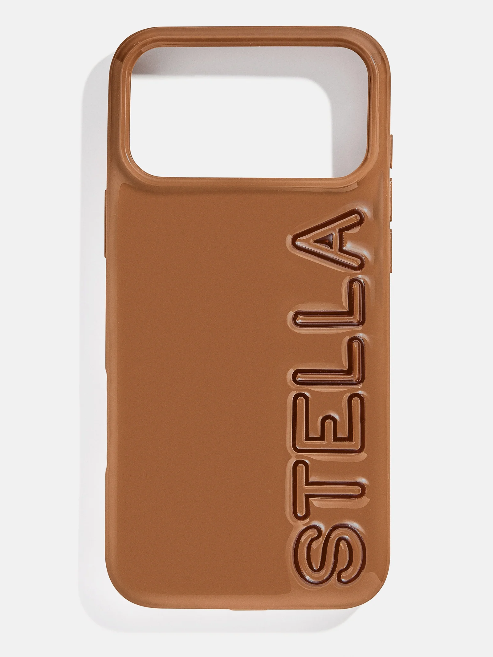 Fine Line Custom iPhone Case - Brown/Dark Brown