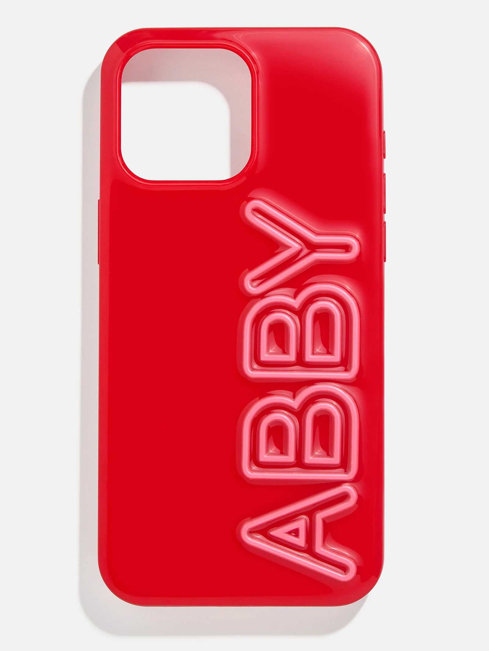 Fine Line Custom iPhone Case - Red/Pink