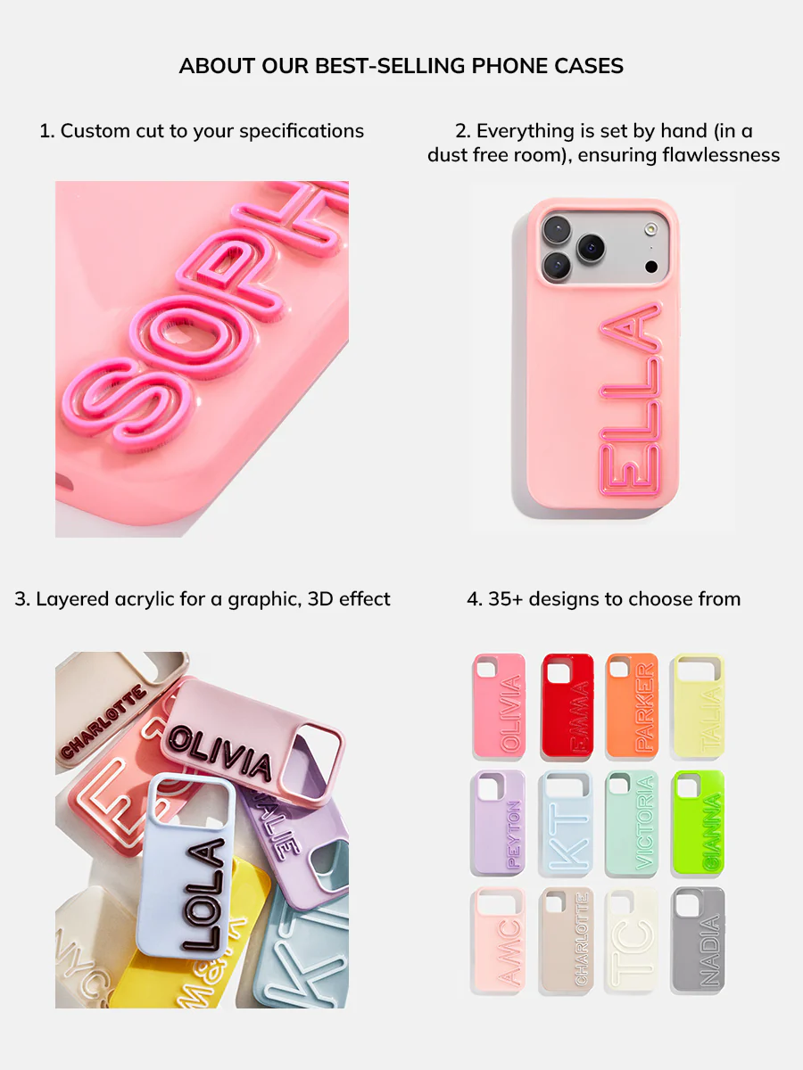 Fine Line Custom iPhone Case - Transparent Blue/Blue - Image 3