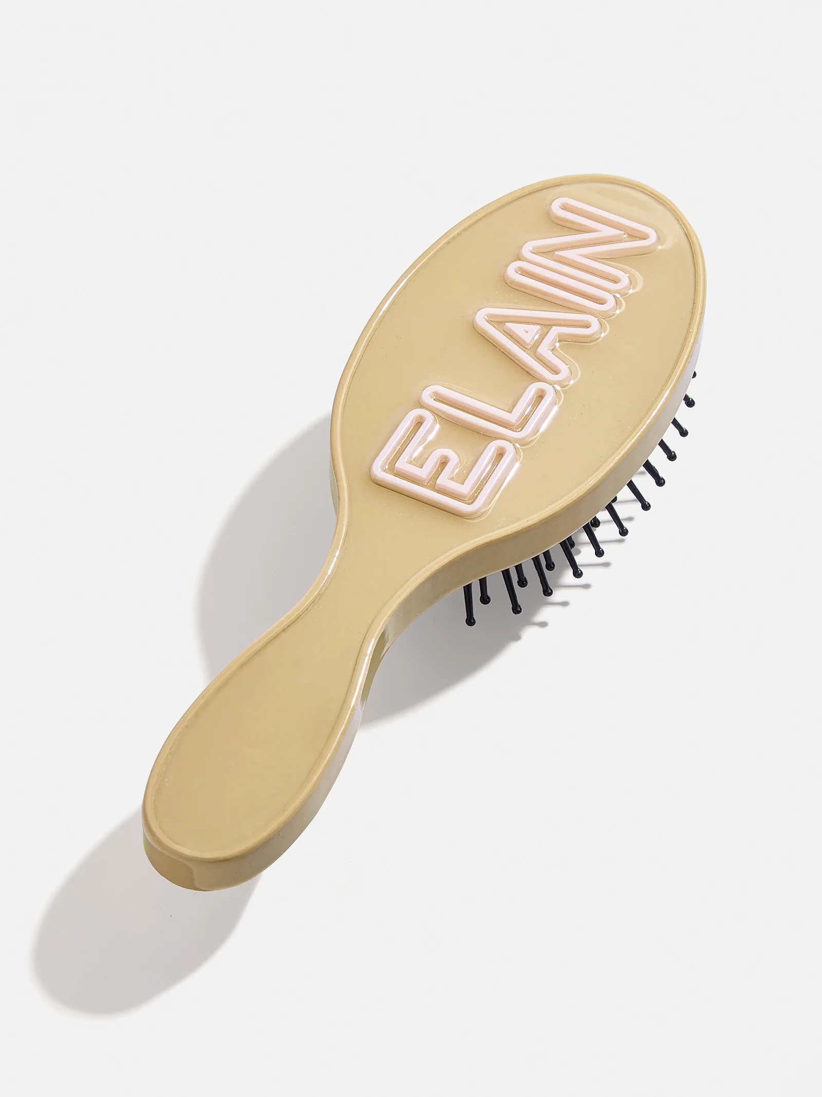 Mini Fine Line Custom Hair Brush - Beige/Light Pink