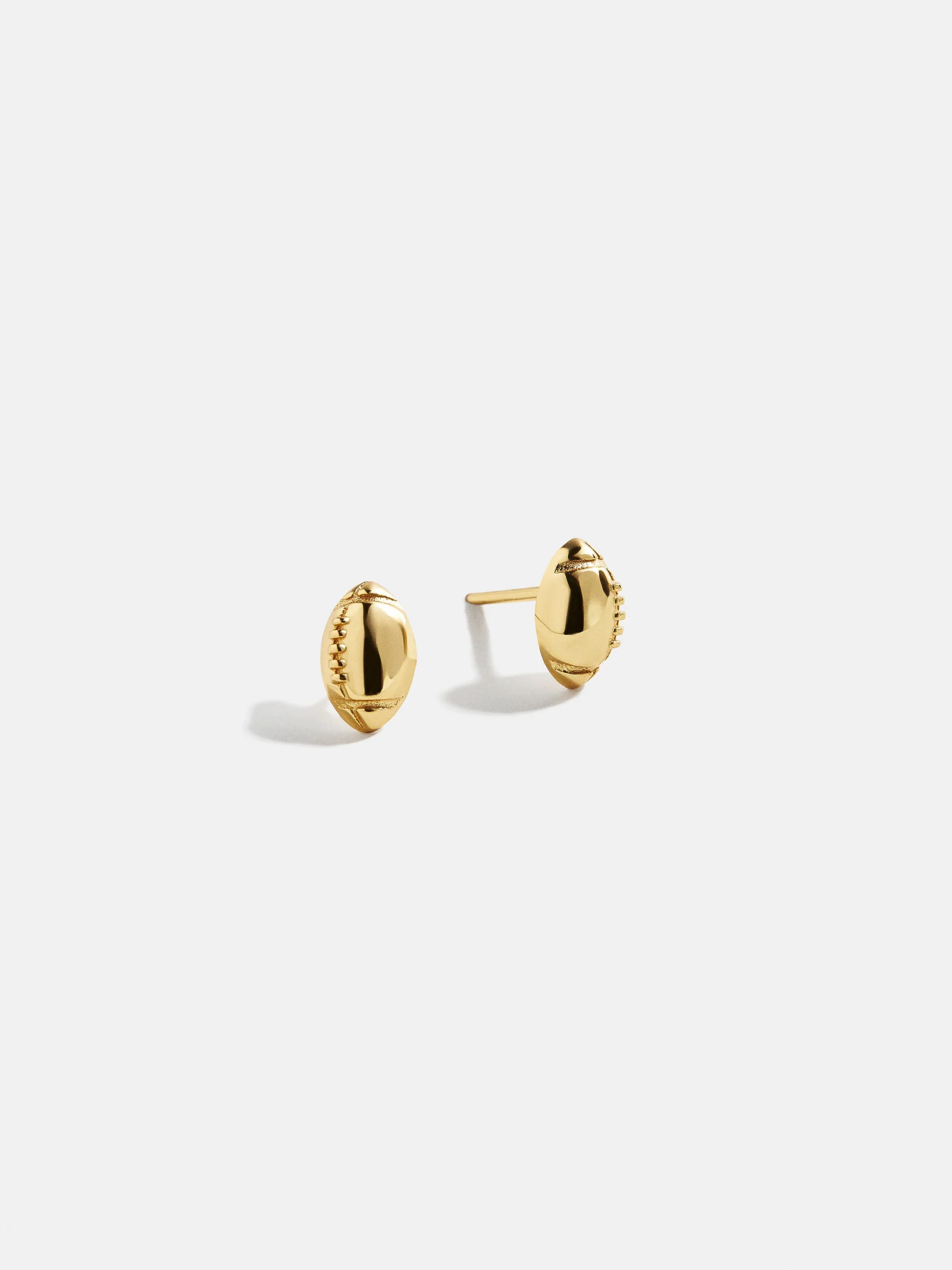 18K Gold Sports Delicate Stud - Football