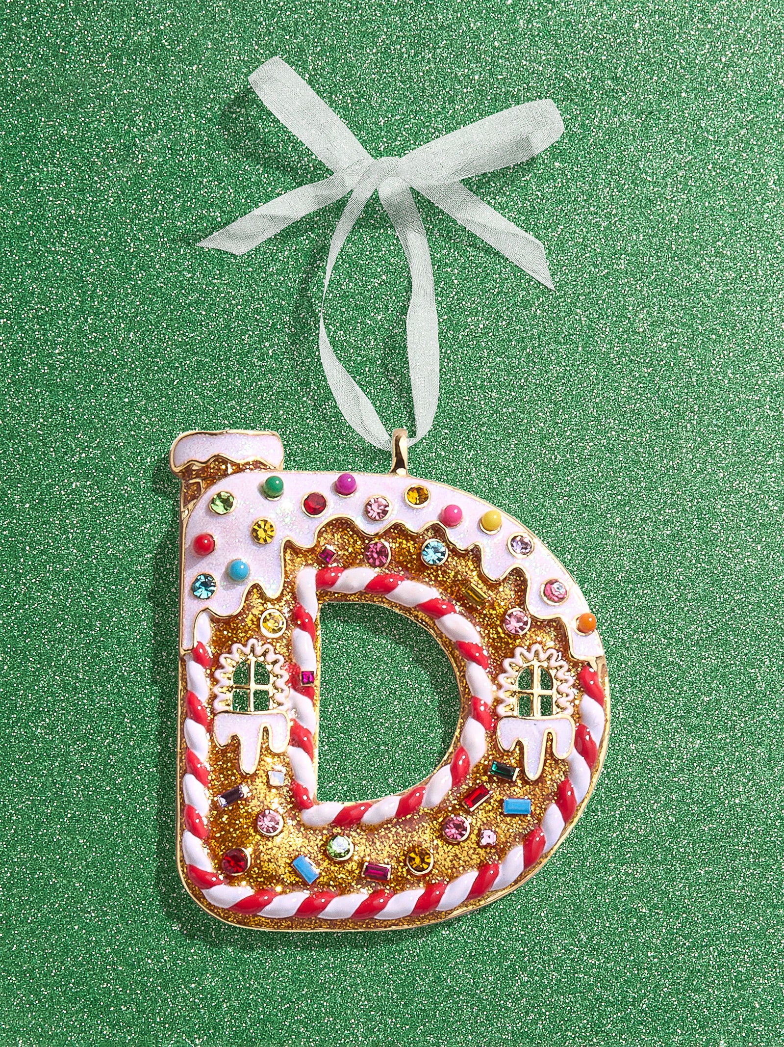 Gingerbread Initial Ornament - Gingerbread Initial Ornament - Image 6