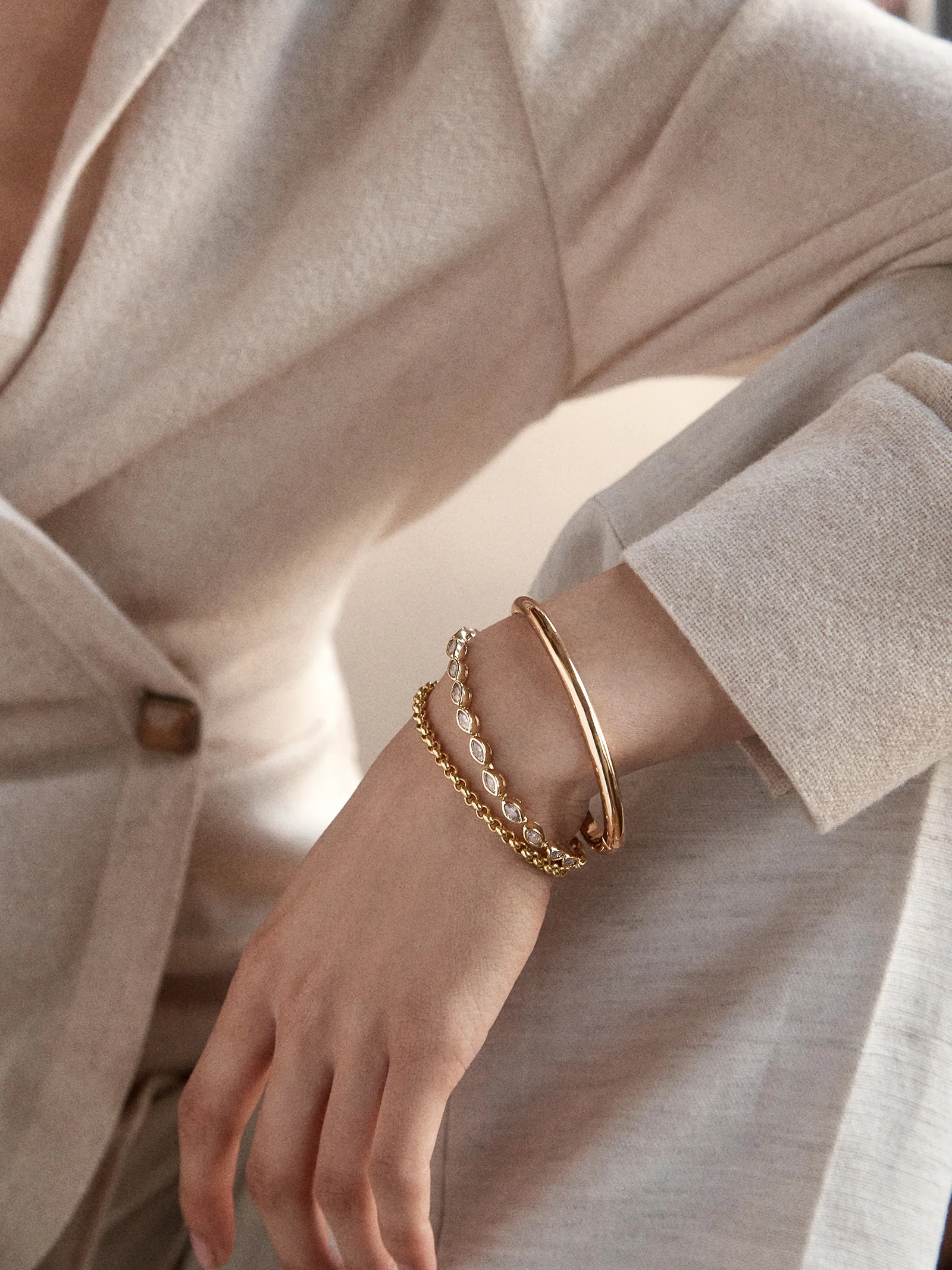 Giuliana Tennis Bracelet - Marquise Bezel - Image 2