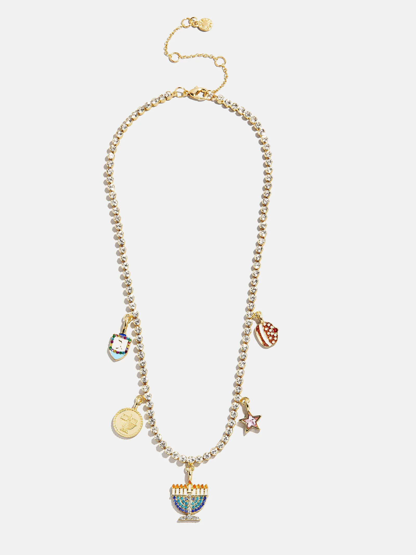 Happy Hanukkah Kids' Charm Necklace - Menorah - Image 3
