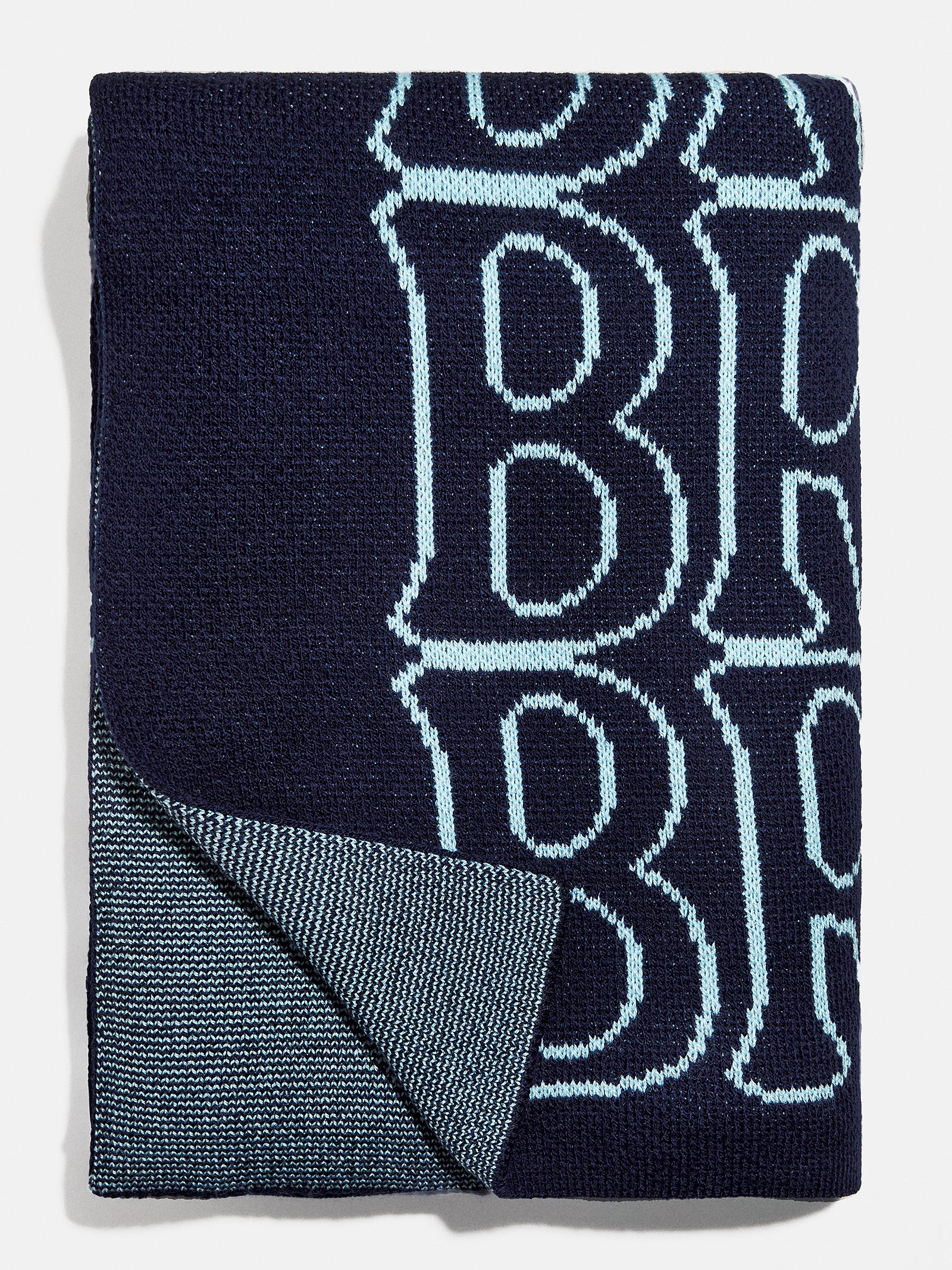 In the Bag Custom Blanket - Light Blue/Navy - Image 3