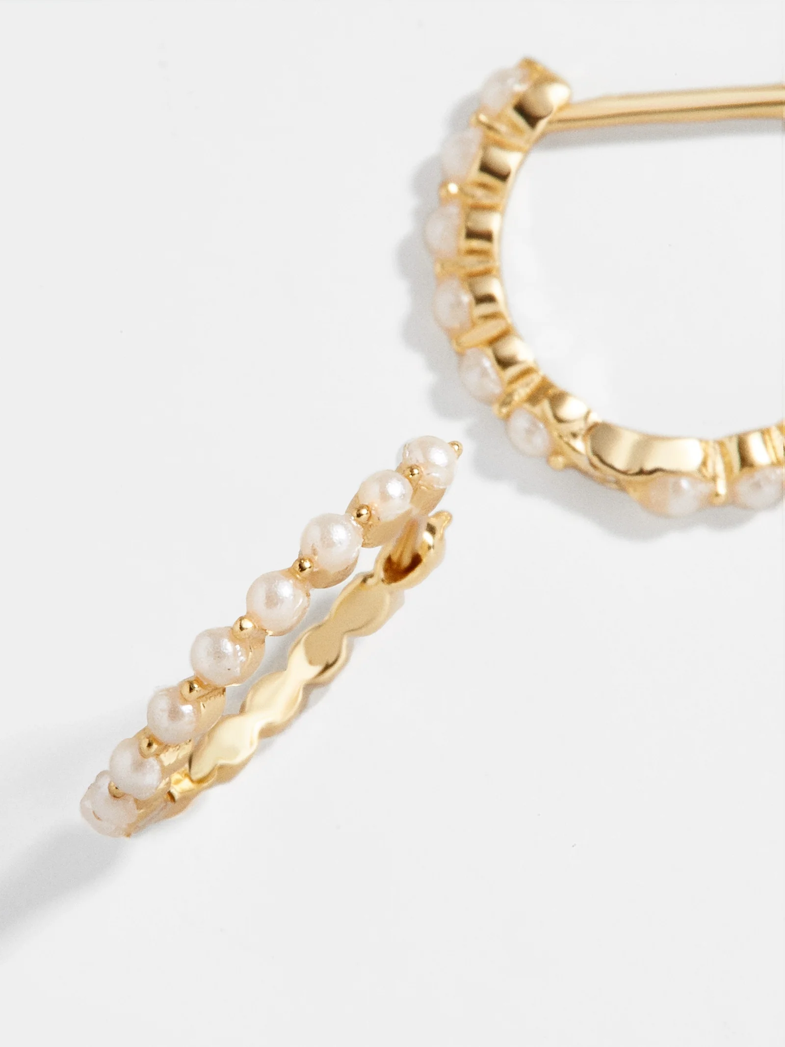 Inez 18K Gold Earrings - Gold - Image 3