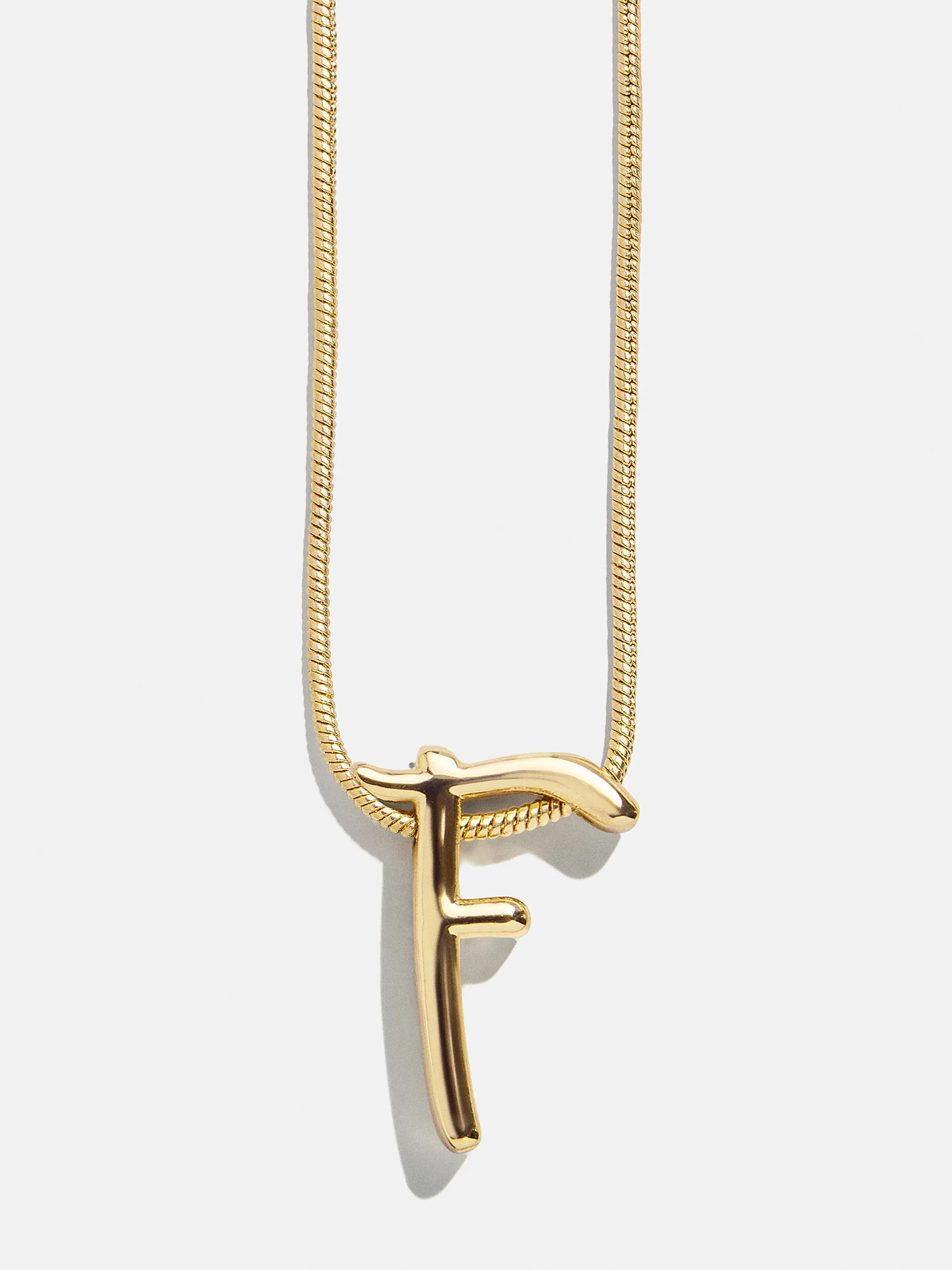 Classic Script Initial Necklace - Classic Script - Image 8