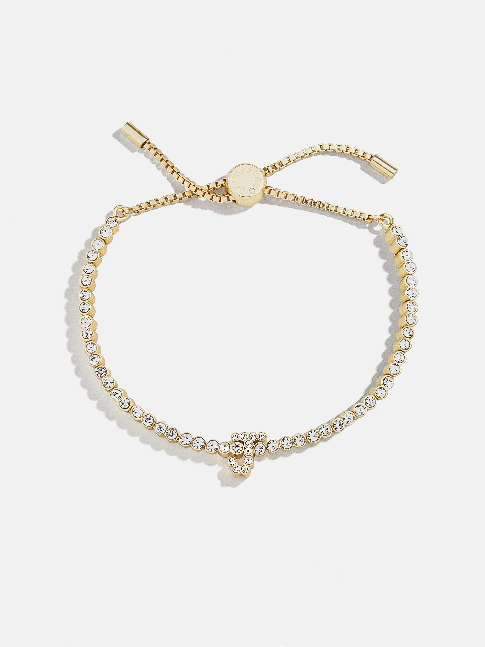 Tennis Initial Bracelet - Gold/Pavé - Image 13