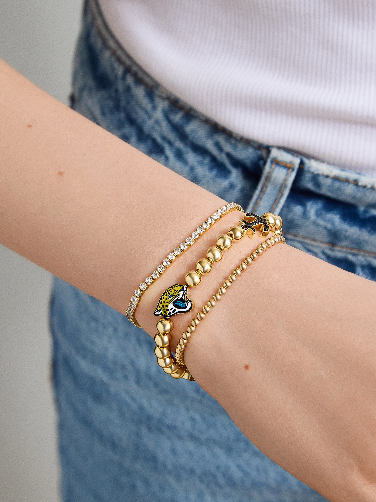 NFL Pisa Charm Bracelet - Jacksonville Jaguars - Image 2