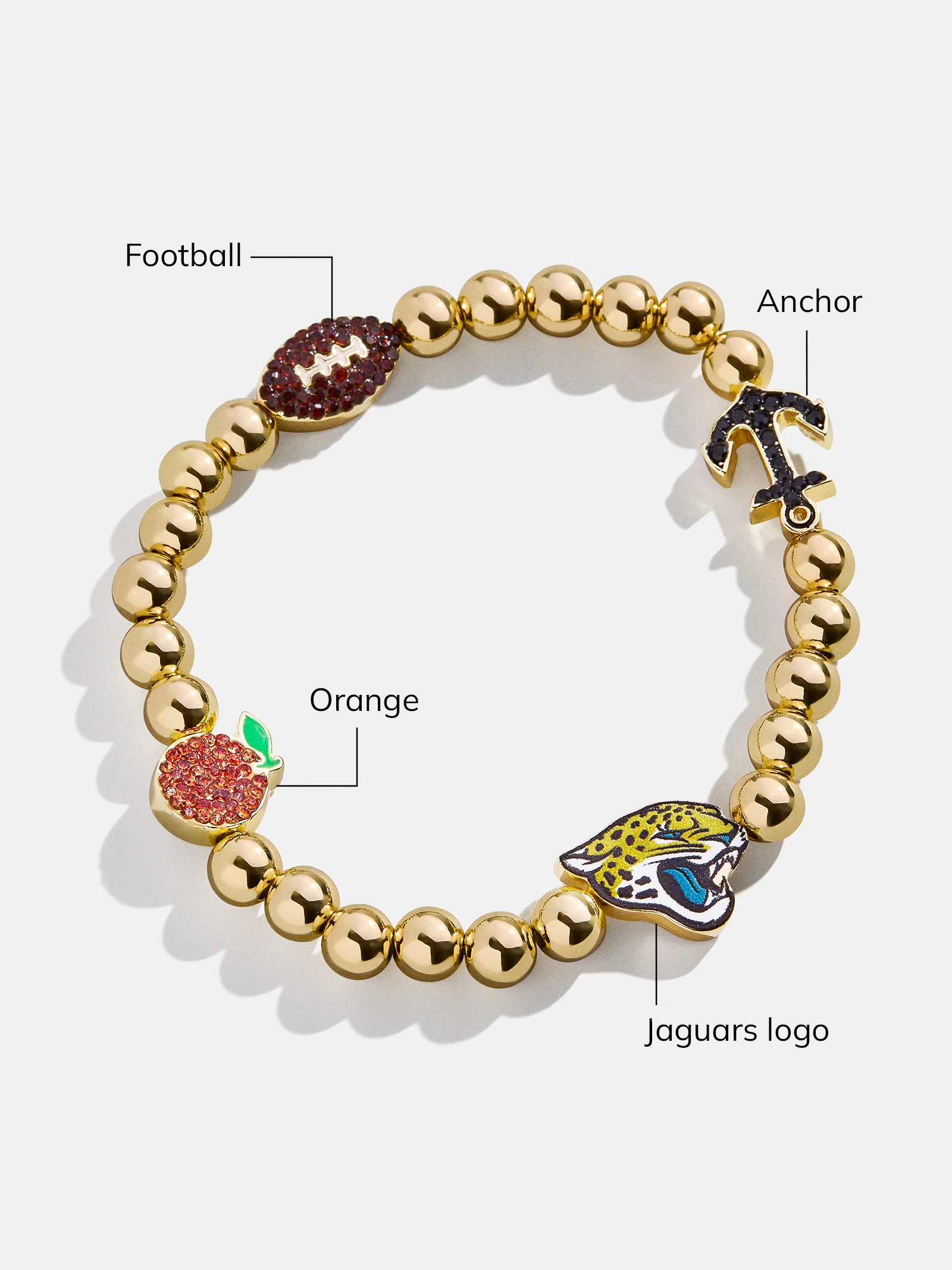 NFL Pisa Charm Bracelet - Jacksonville Jaguars - Image 3