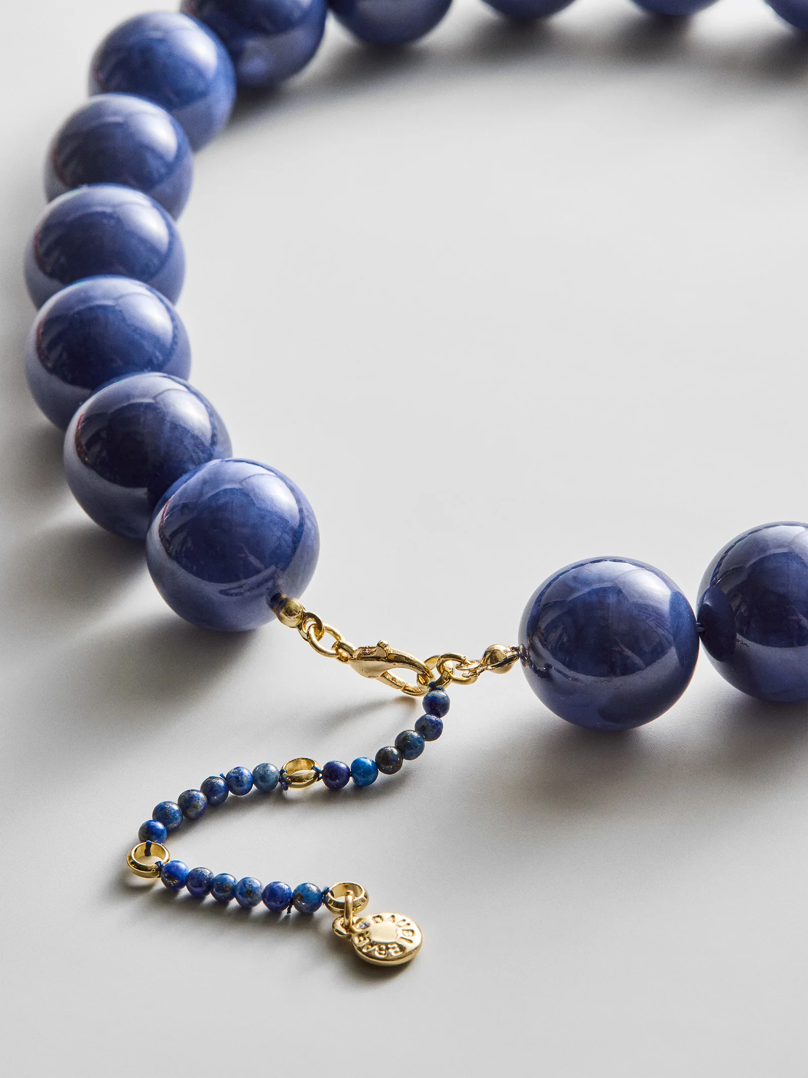 Jane Beaded Necklace - Lapis - Image 4